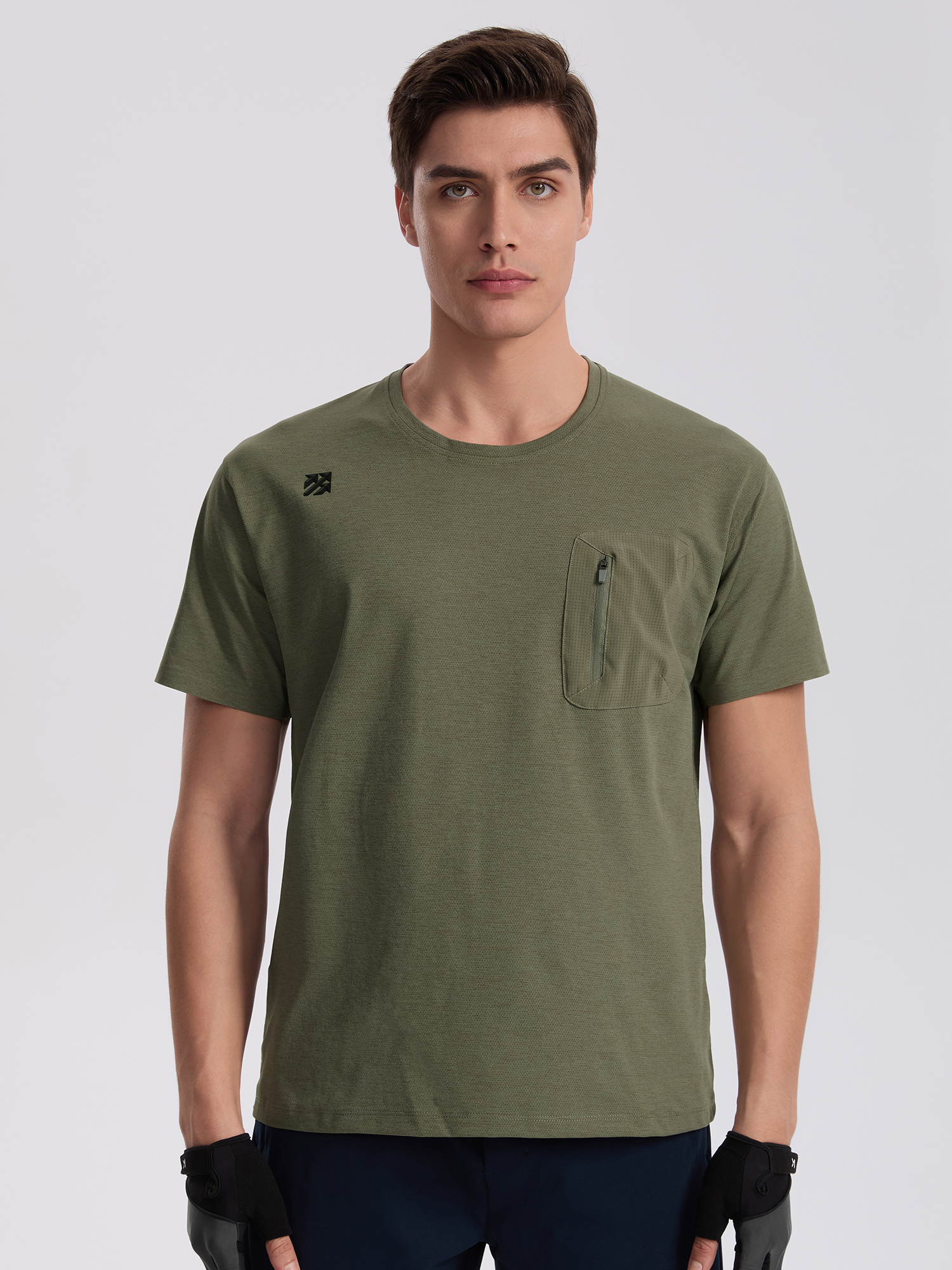 Senbwl Men's Moisture-Wicking Seamless Padel T-Shirt