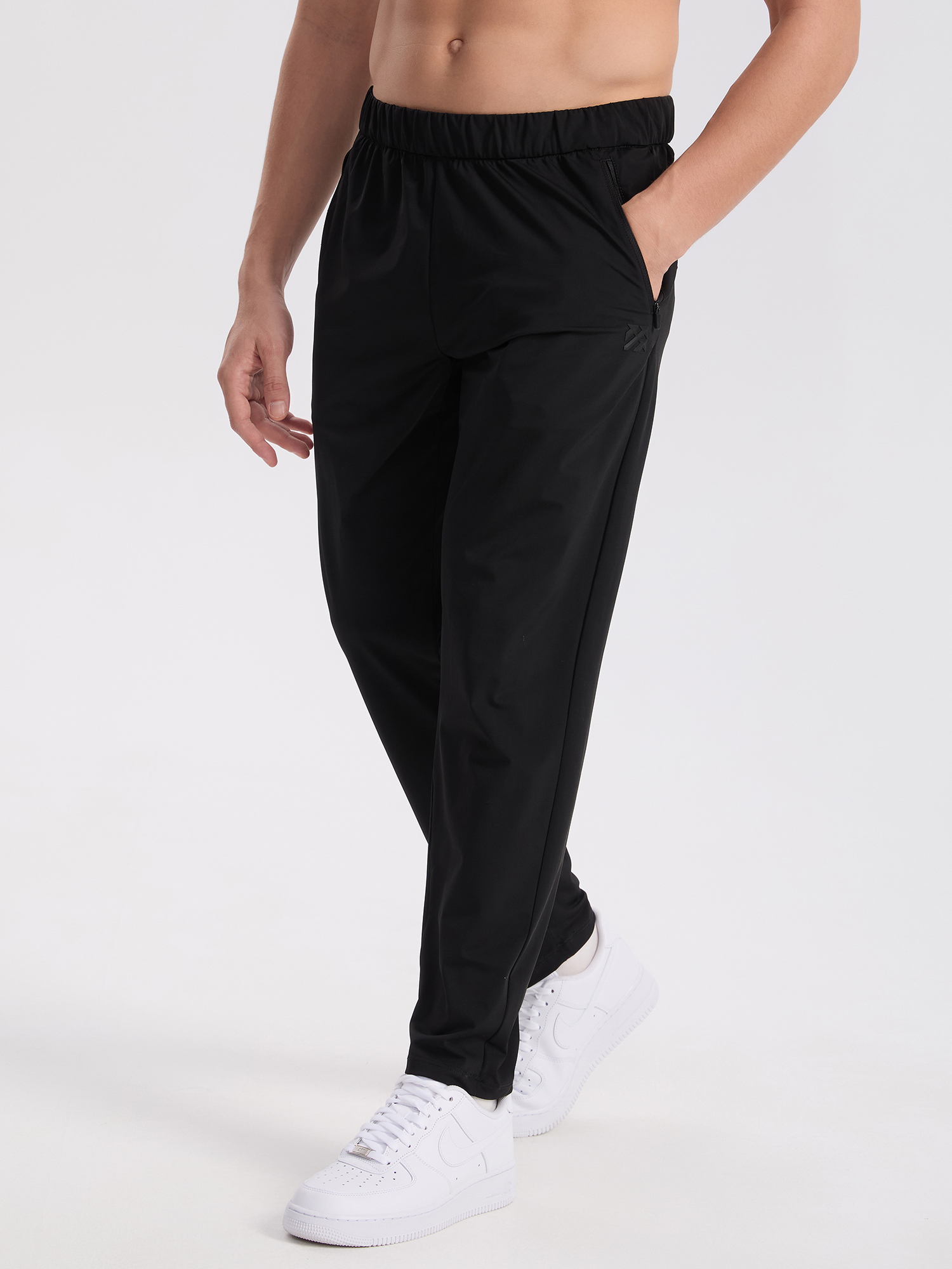 Senbwl Men's Ice Silk Sweatpants Joggers for Summer