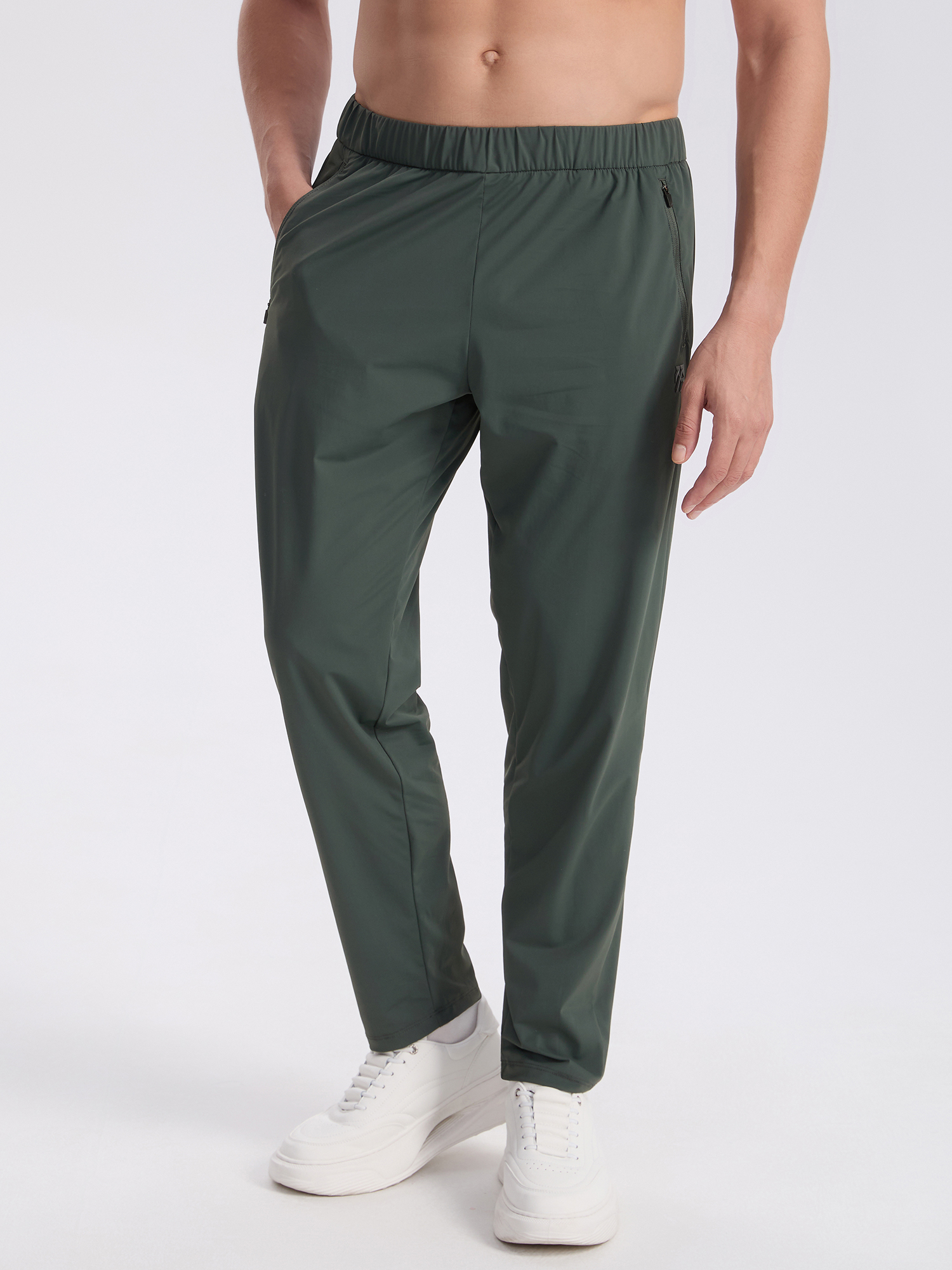 Senbwl Men's Ice Silk Sweatpants Joggers for Summer