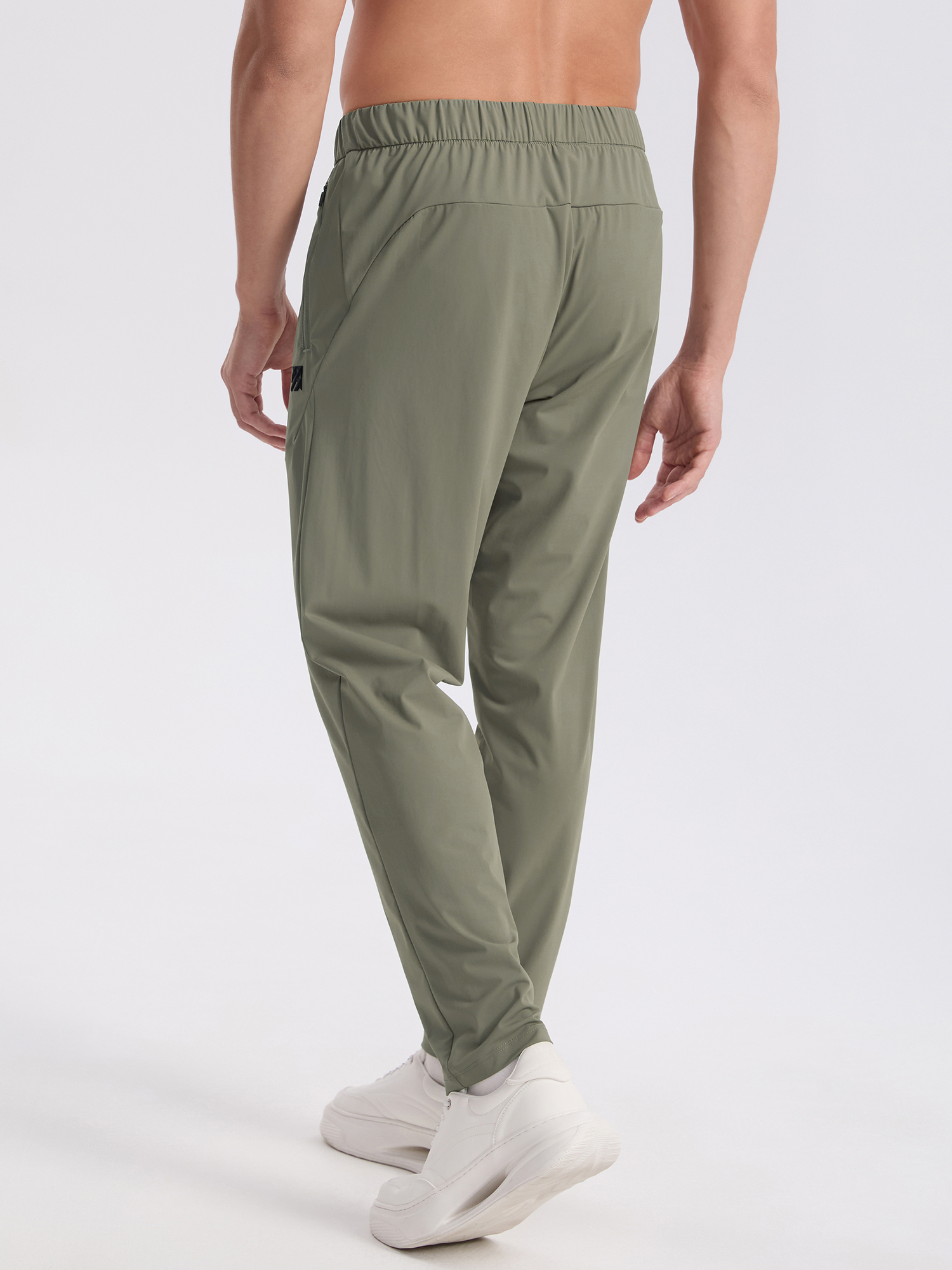 Senbwl Men's Ice Silk Sweatpants Joggers for Summer