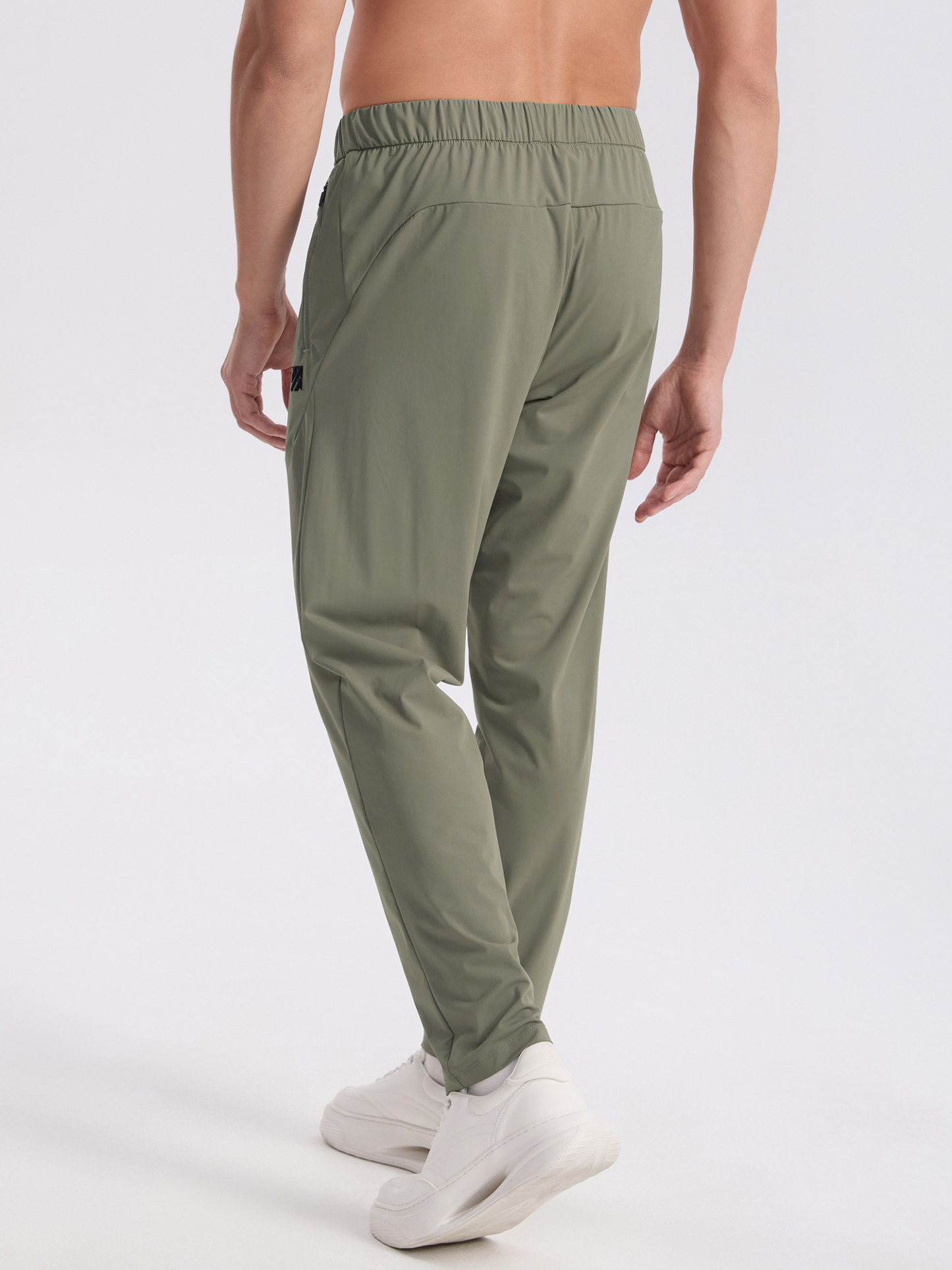 Senbwl Men's Ice Silk Sweatpants Joggers for Summer