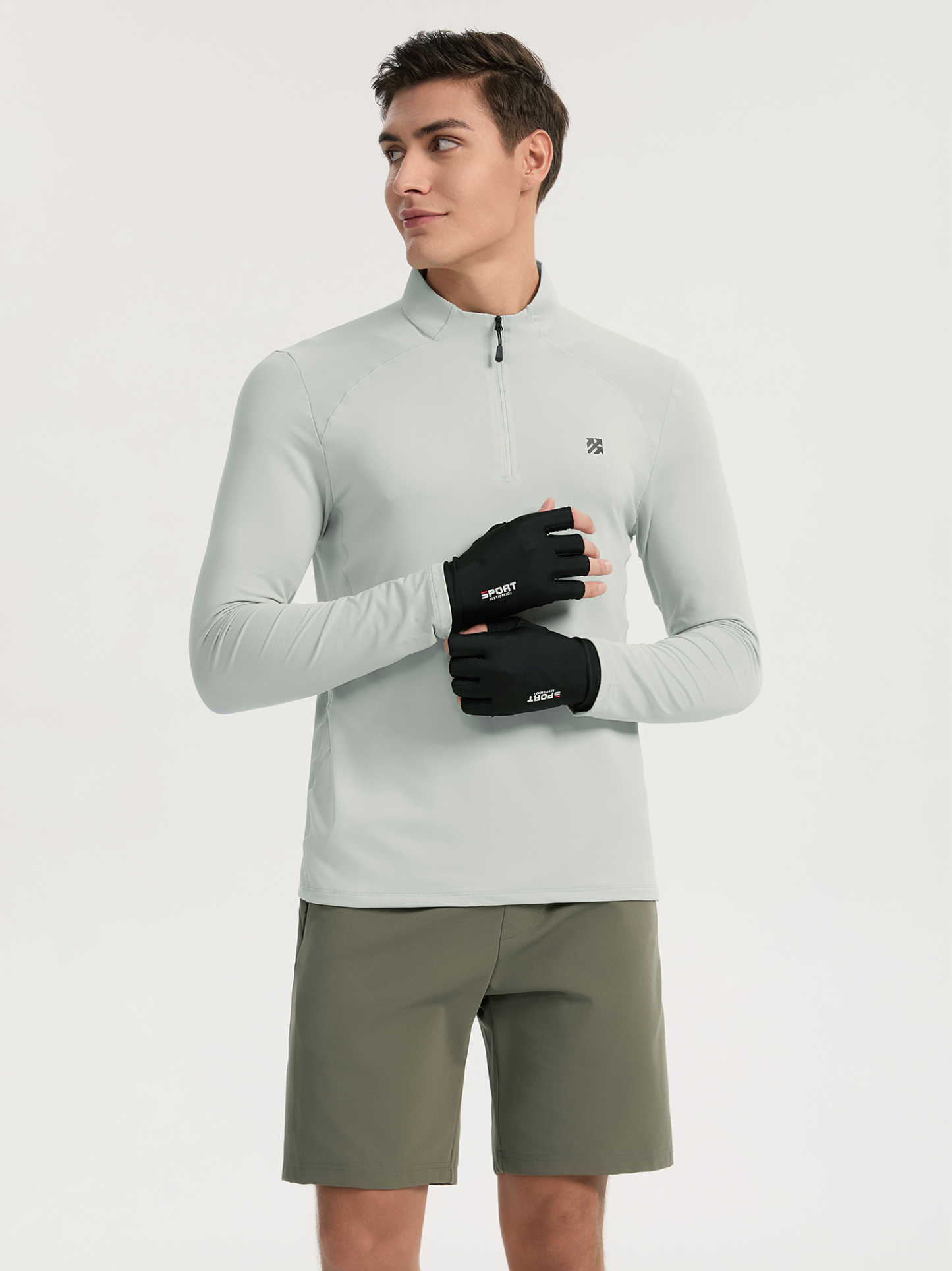 Senbwl Men‘s Moisture Wicking Quarter Zip Pullover 