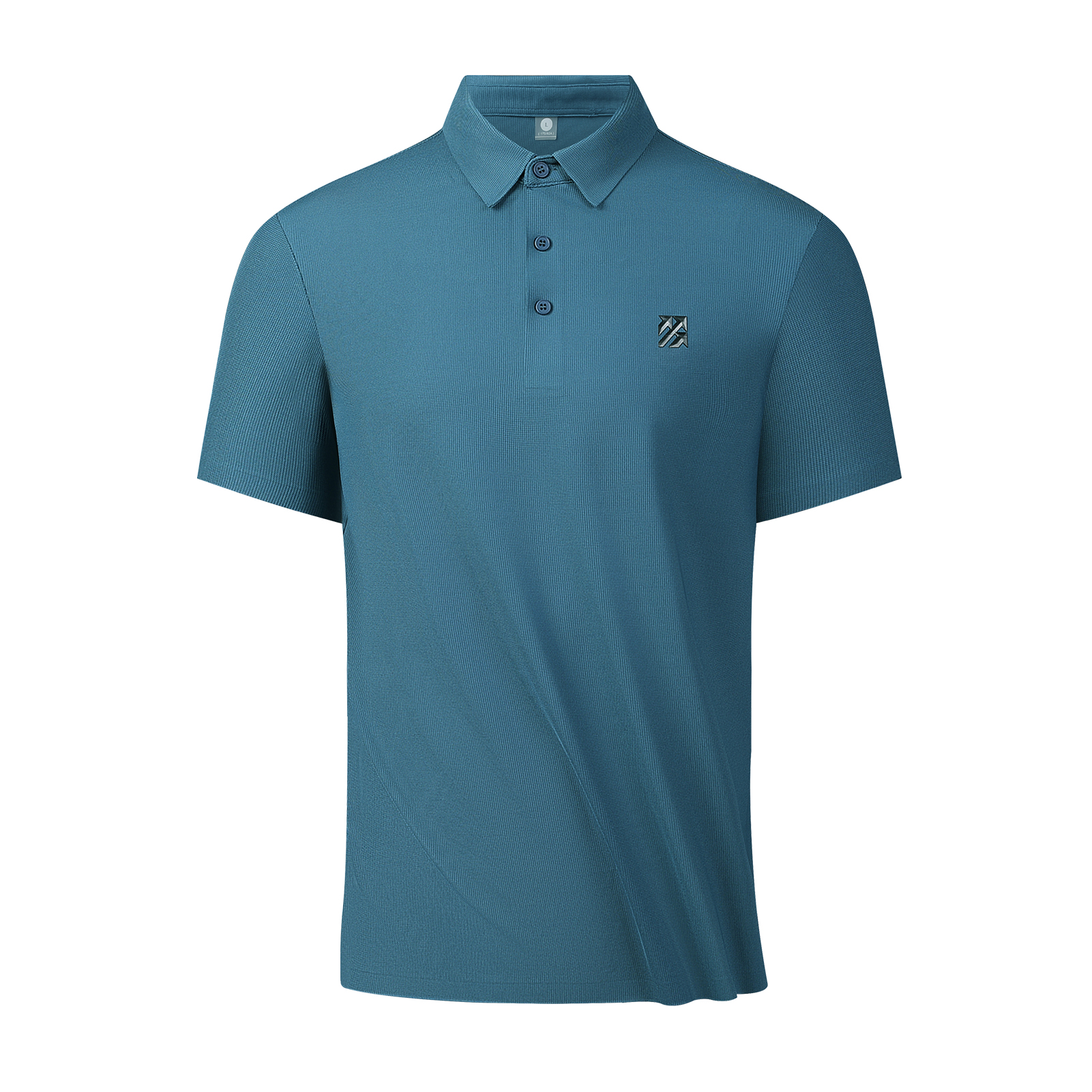 Senbwl Men's Ice Silk Waffle Seamless Technology Polo Shirts