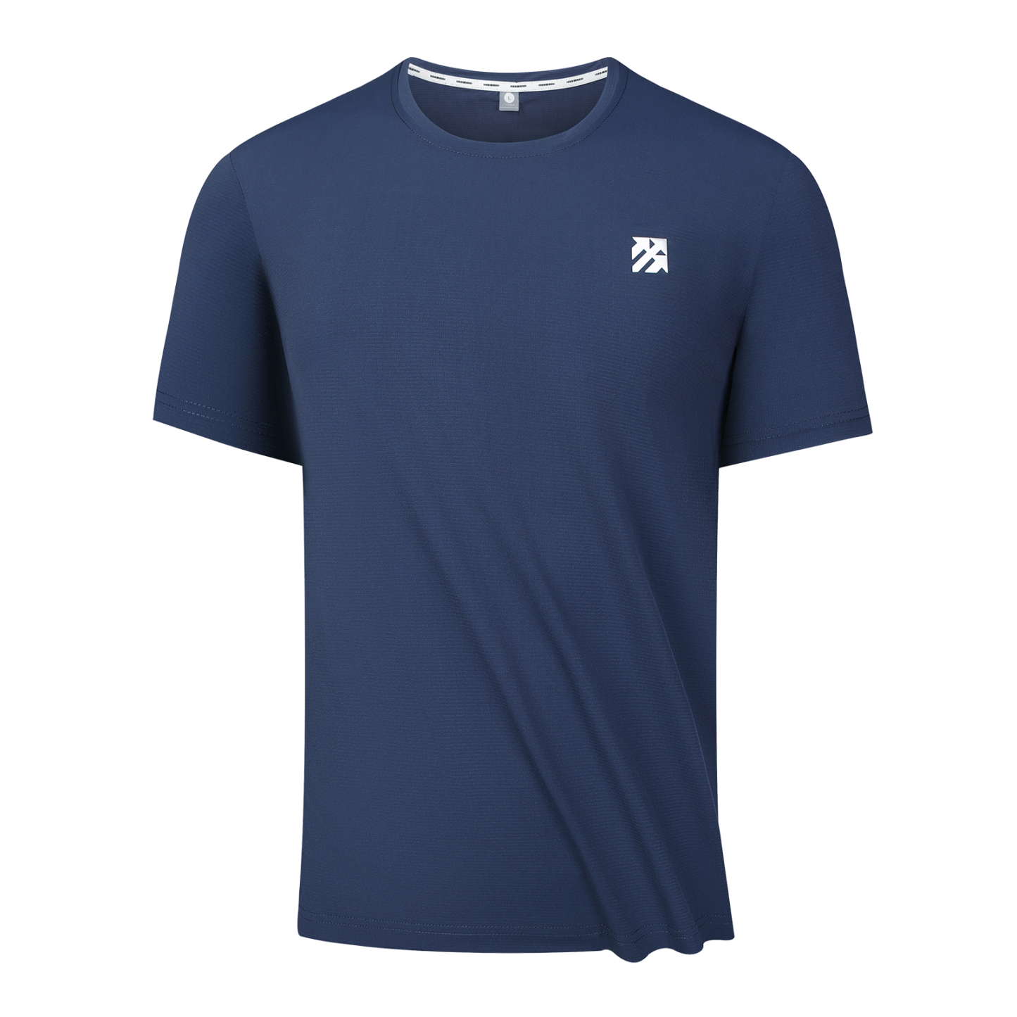 Senbwl Men's UPF 50+ Padel T-Shirt with Grid Texture-Senbwl Sports
