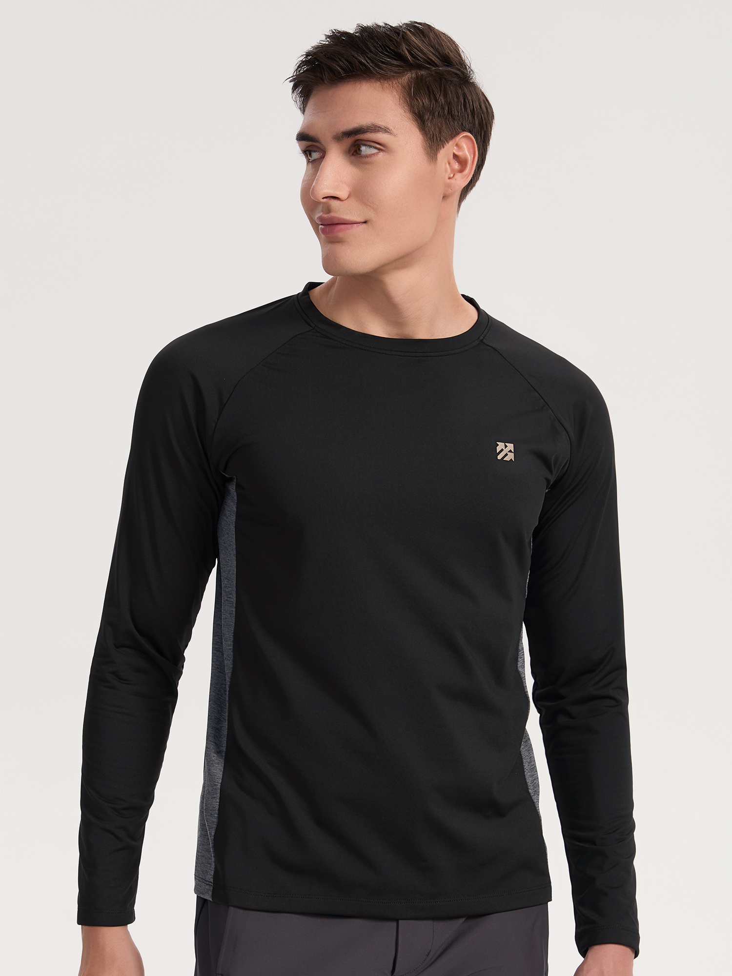 Senbwl Men's Brushed Moisture-Wicking Long Sleeve T-Shirt -Senbwl Sports