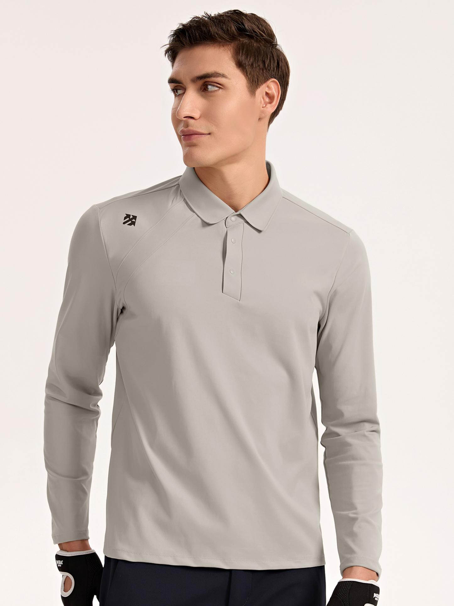 Senbwl Men's Long Sleeve Golf Polo Shirt-Senbwl Sports