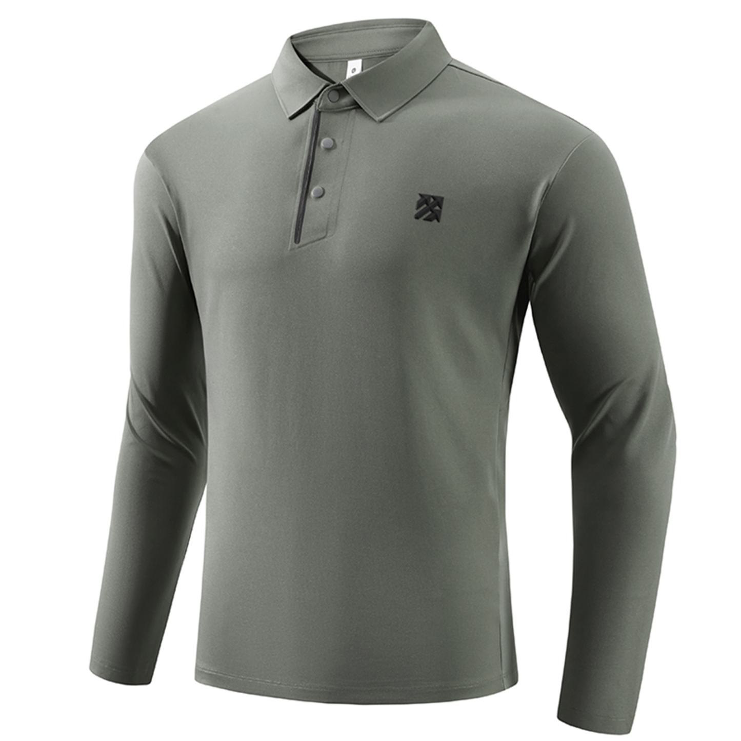 Senbwl Men's Long Sleeve Golf Polo Shirt