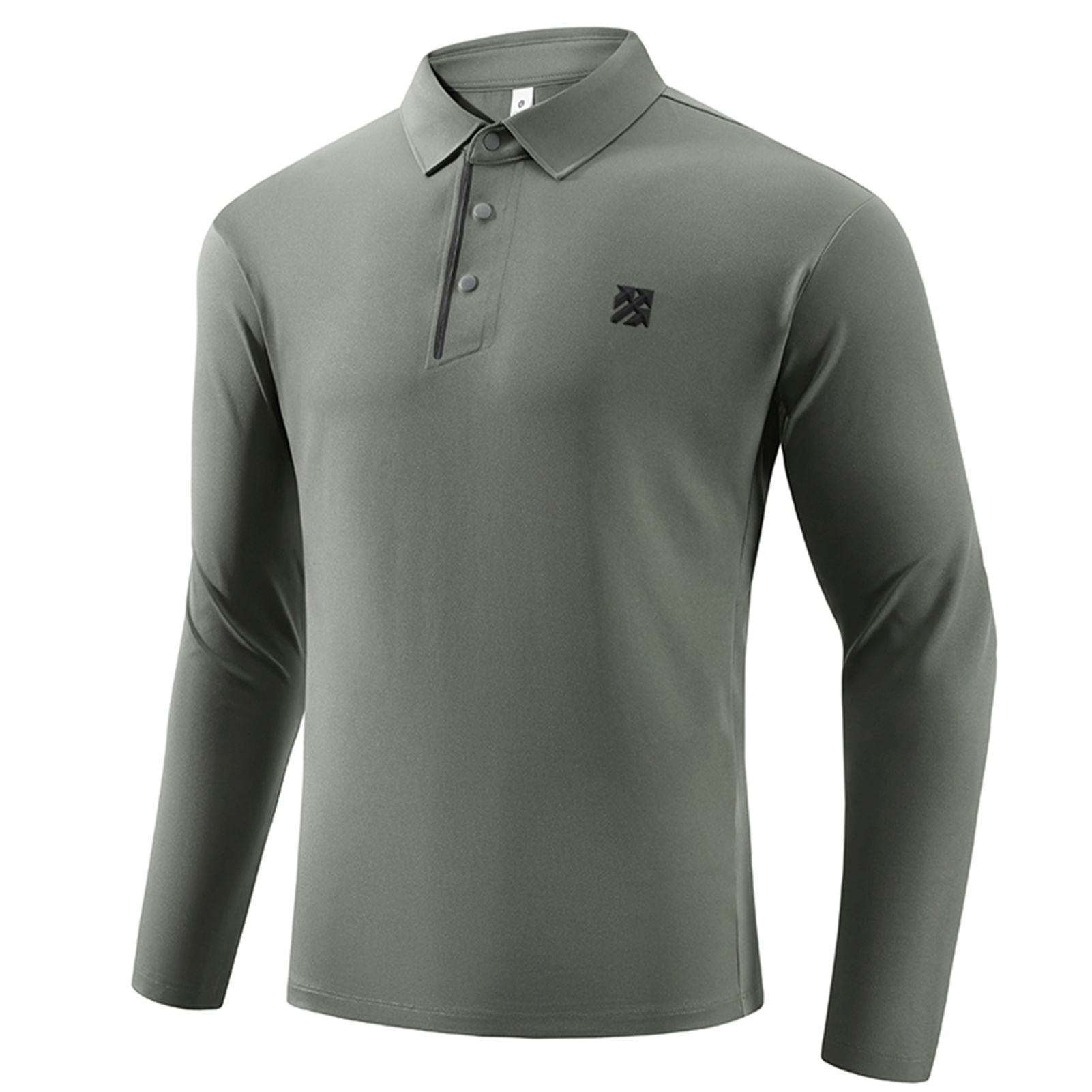 Senbwl Men's Long Sleeve Golf Polo Shirt