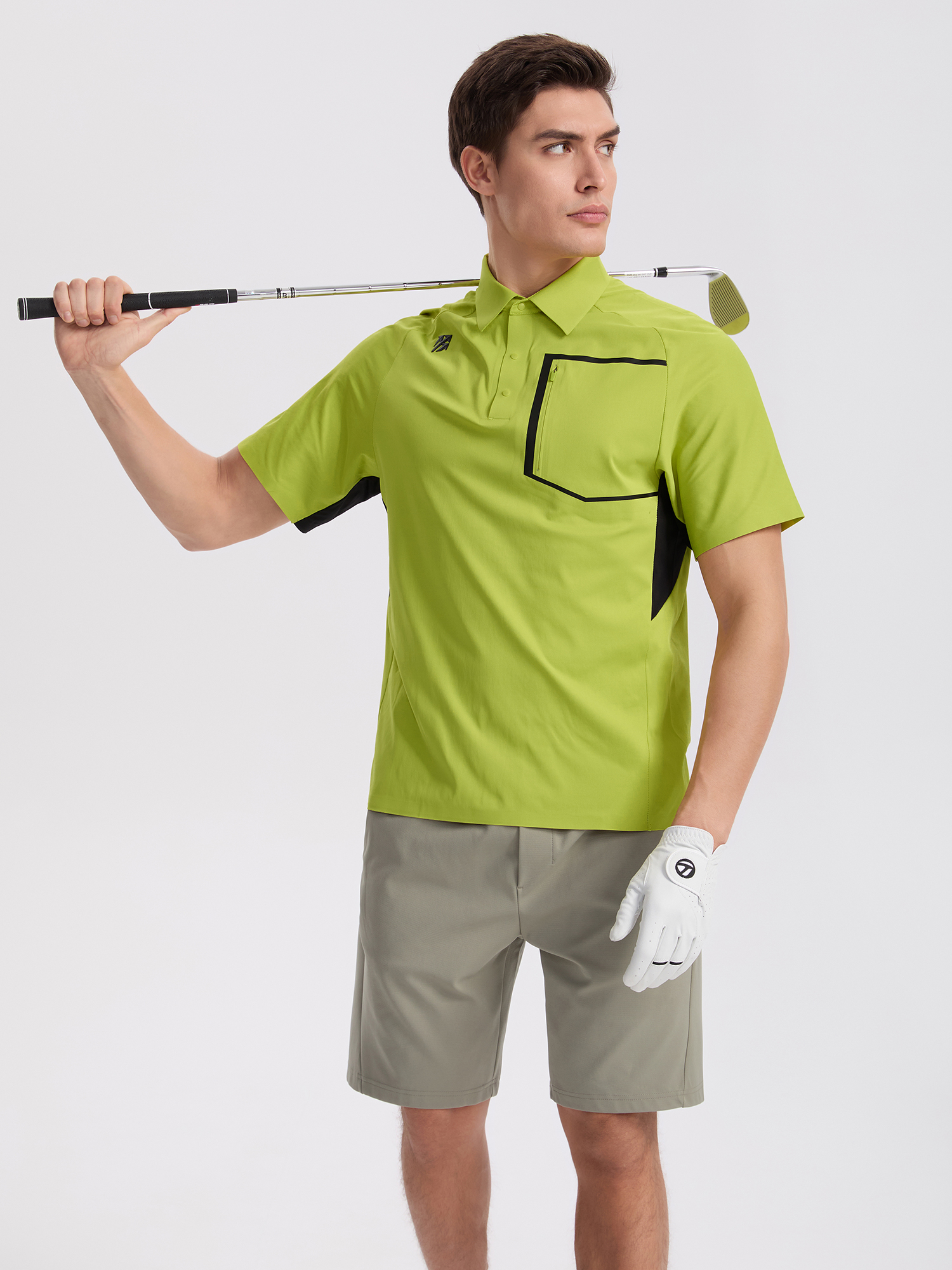 Senbwl Men's Seamless Polo Shirts Moisture-Wicking