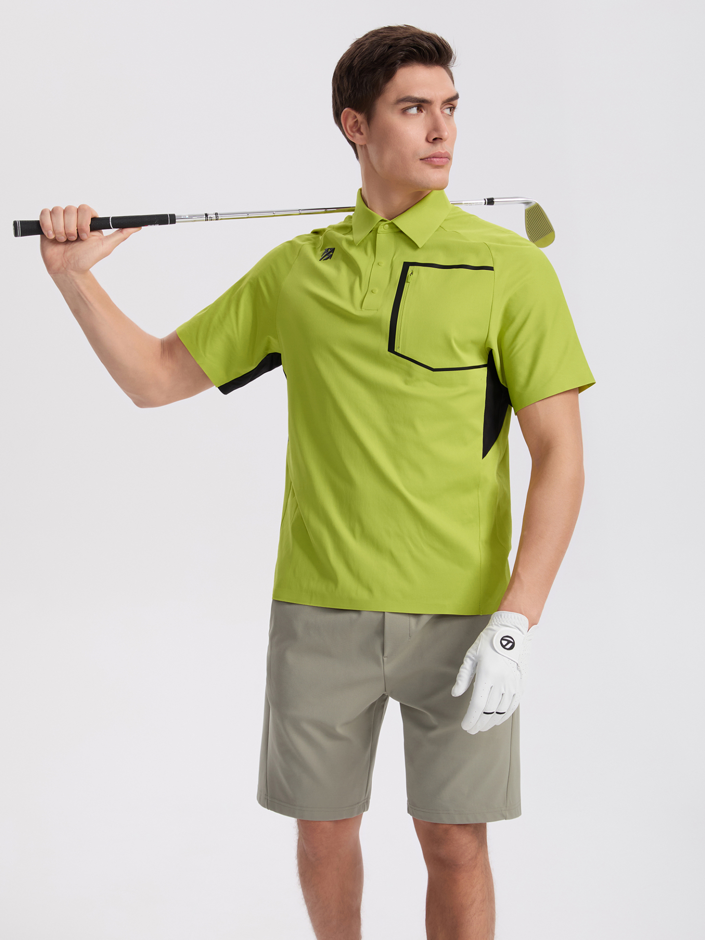 Senbwl Men's Seamless Polo Shirts Moisture-Wicking
