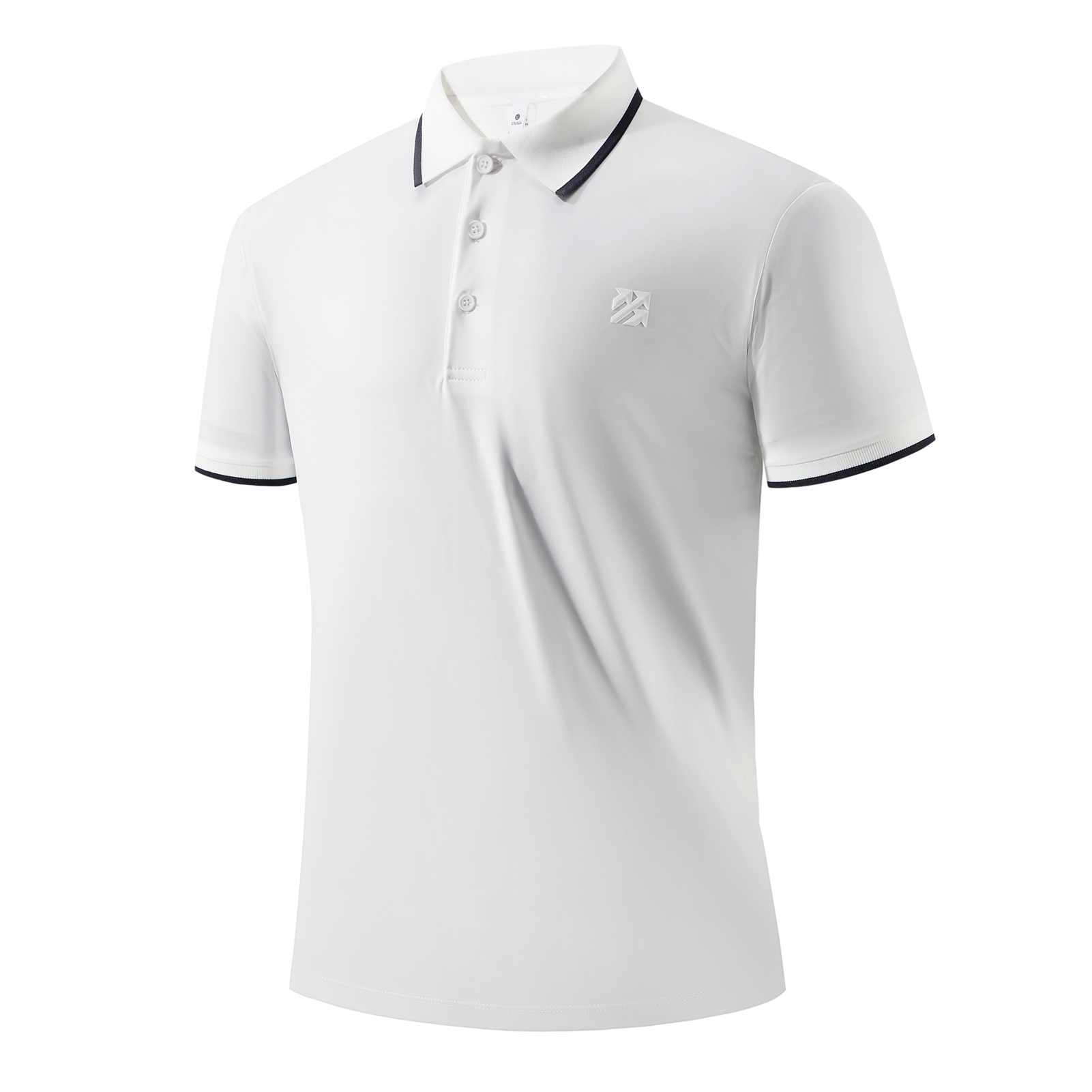 Senbwl Men's Ice Silk Roma Golf Polo Shirts High Stretch