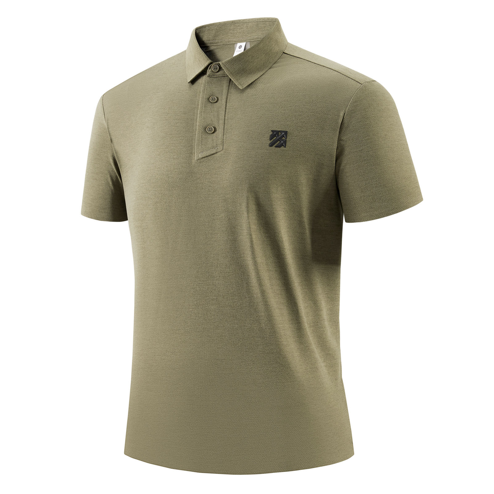 Senbwl Men's Pinhole Fabric Performance Seamless Polo Shirts