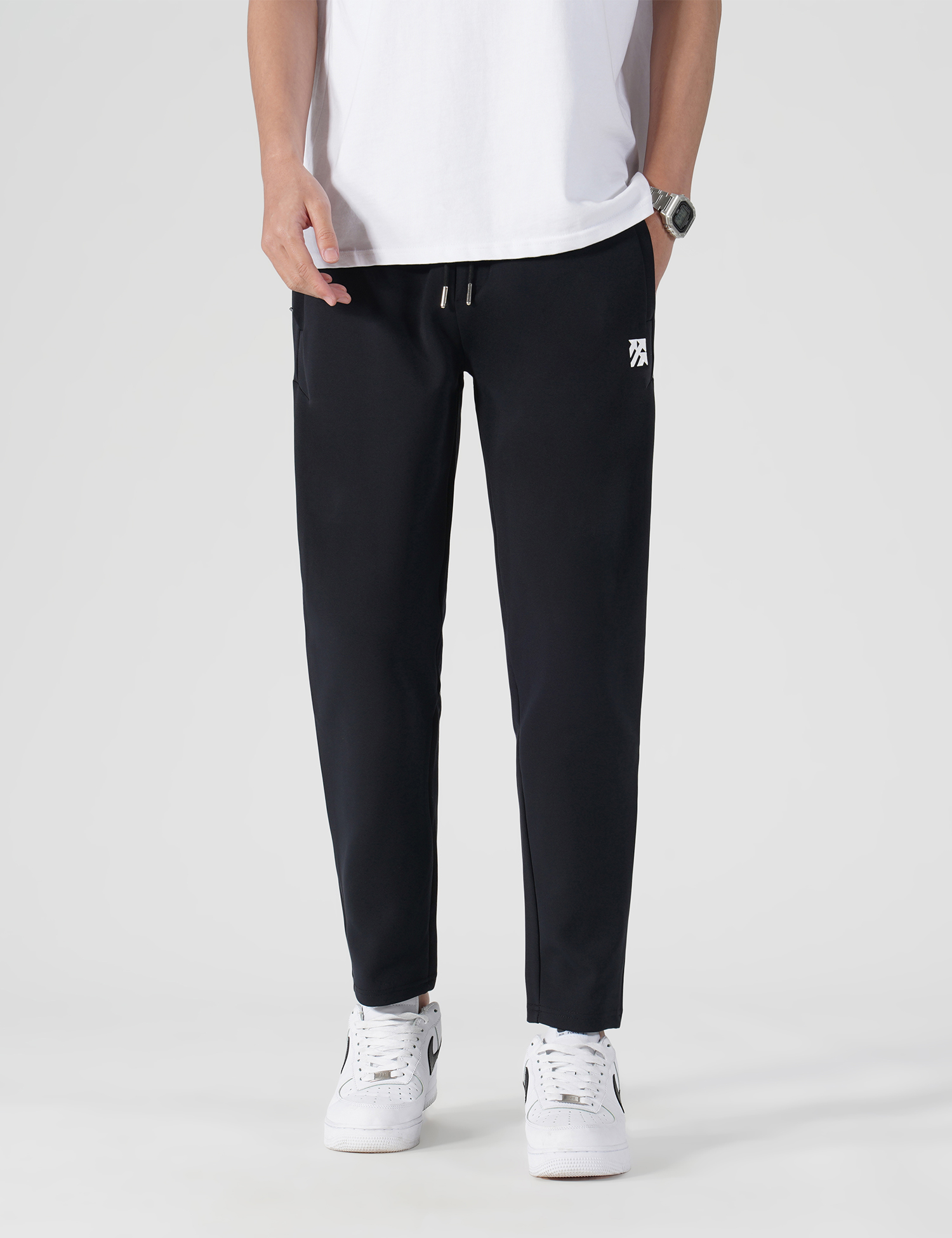 Senbwl Men's High Stretch Sweatpants Running Joggers for Spring & Autu