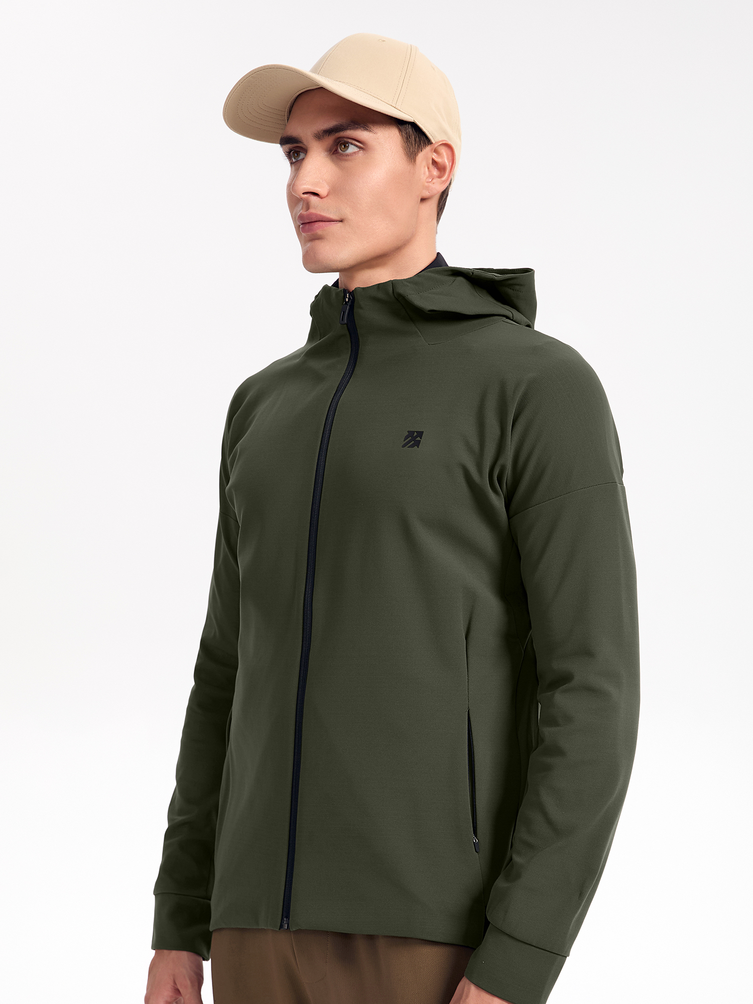 Senbwl Men's Zipper Up Hoodie Lightweight Jacket-Senbwl Sports