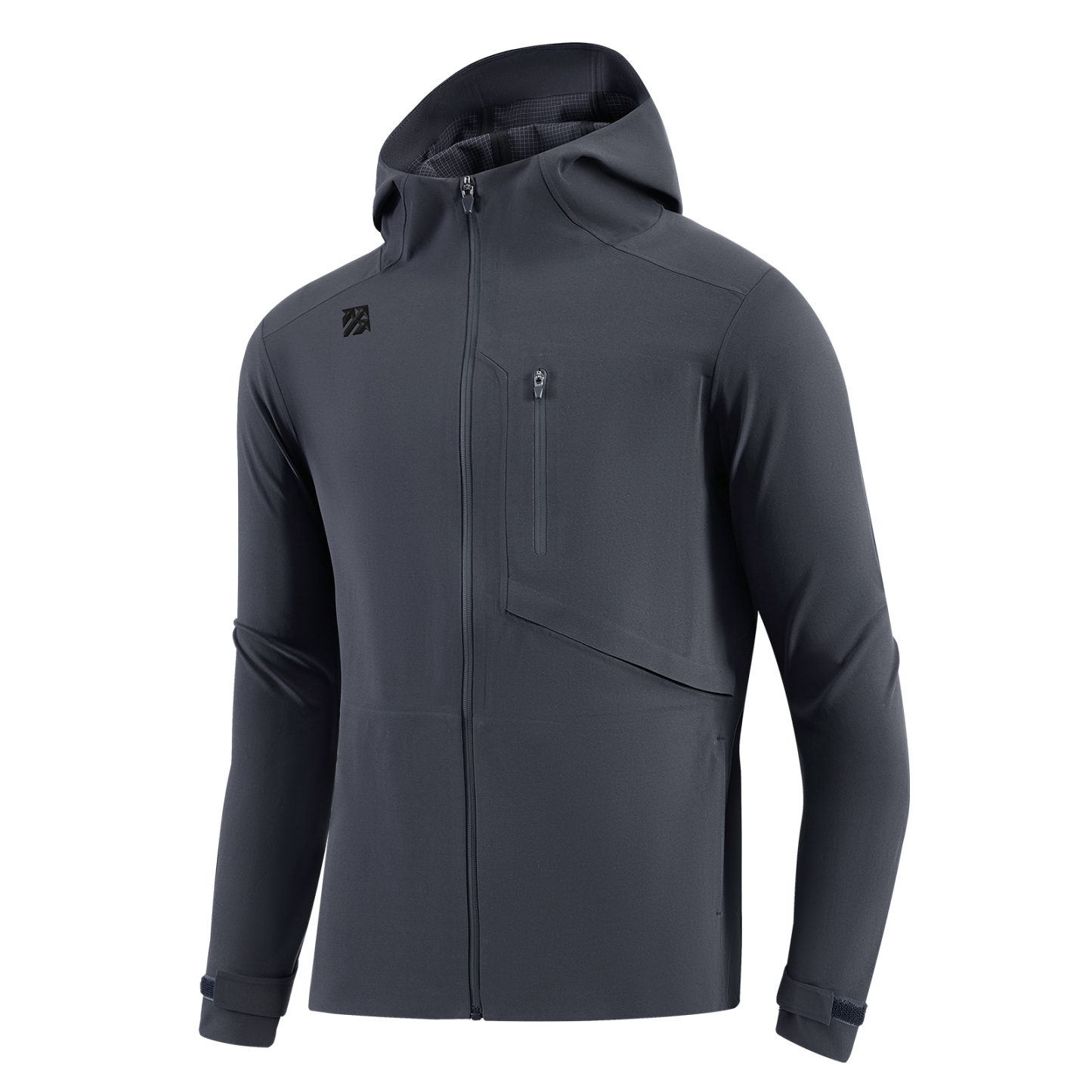 Senbwl Men's Zipper Up Hoodie High Stretch Jacket