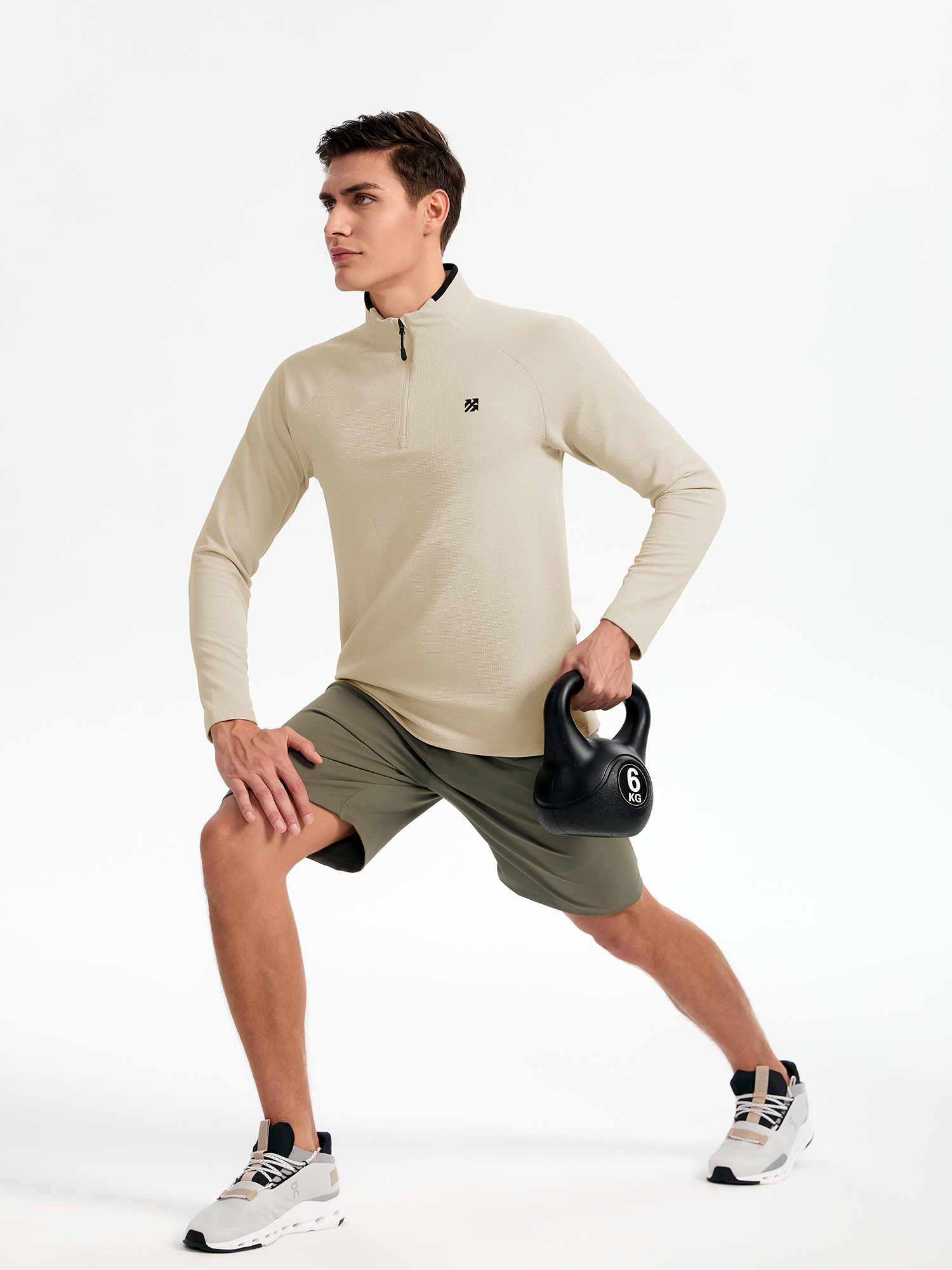 Senbwl Men's Moisture Wicking Quarter Zip Pullover -Senbwl Sports