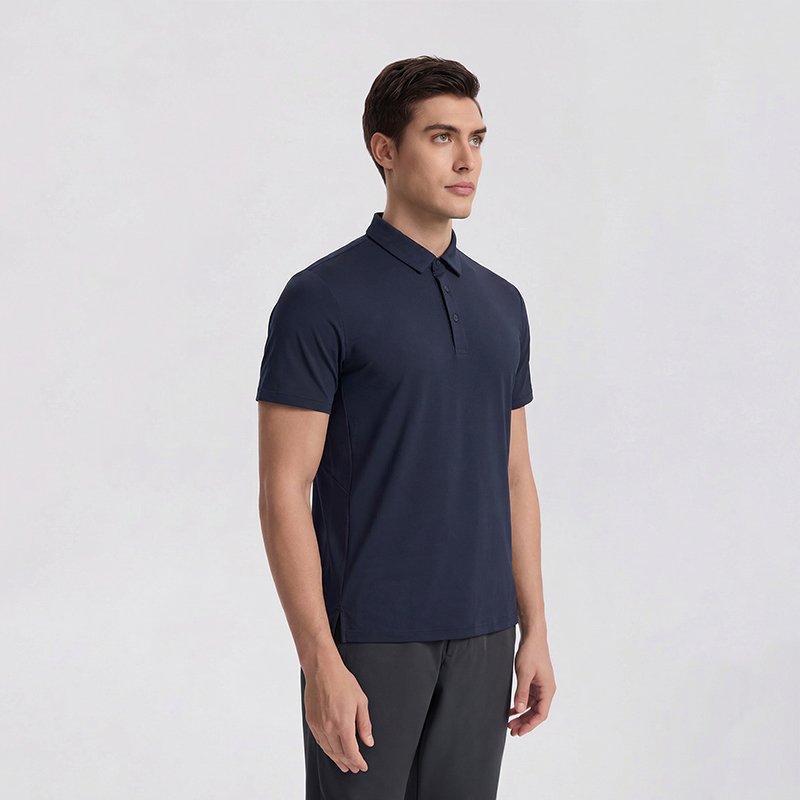 8383 Men's High Stretch Fabric Performance Seamless Polo Shirts
