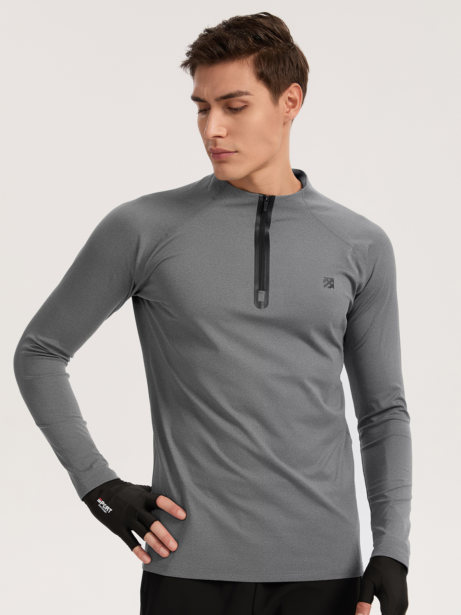 Senbwl Men's Moisture Wicking Quarter Zip Pullover-Senbwl Sports