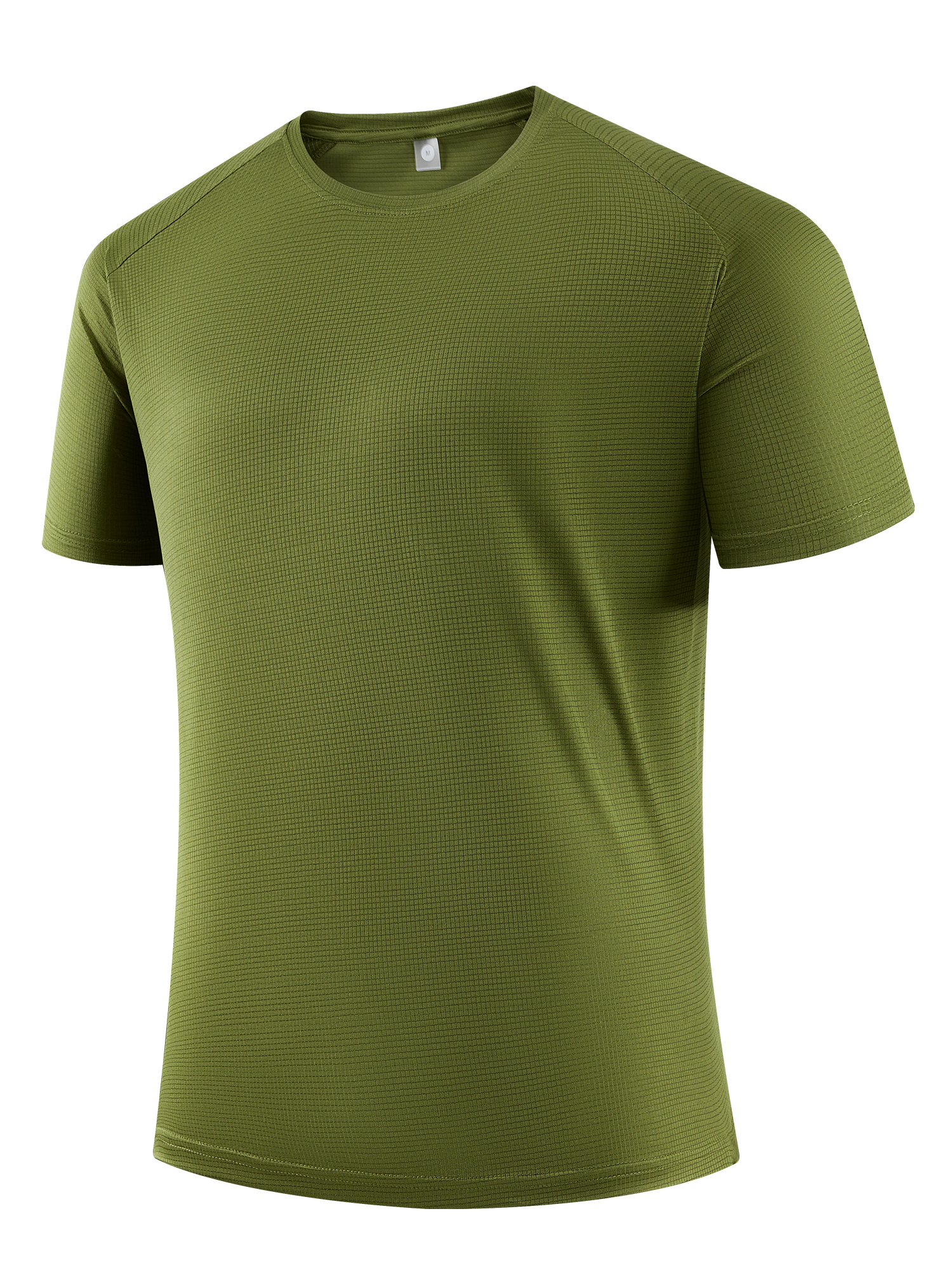 Senbwl Men's Cooling Grid Texture Performance T-Shirt
