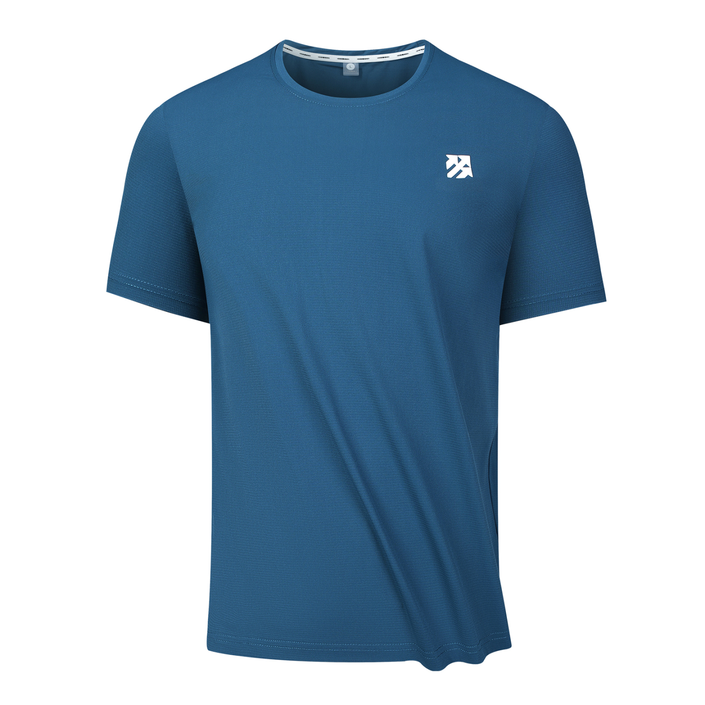 Senbwl Men's UPF 50+ Padel T-Shirt with Grid Texture-Senbwl Sports