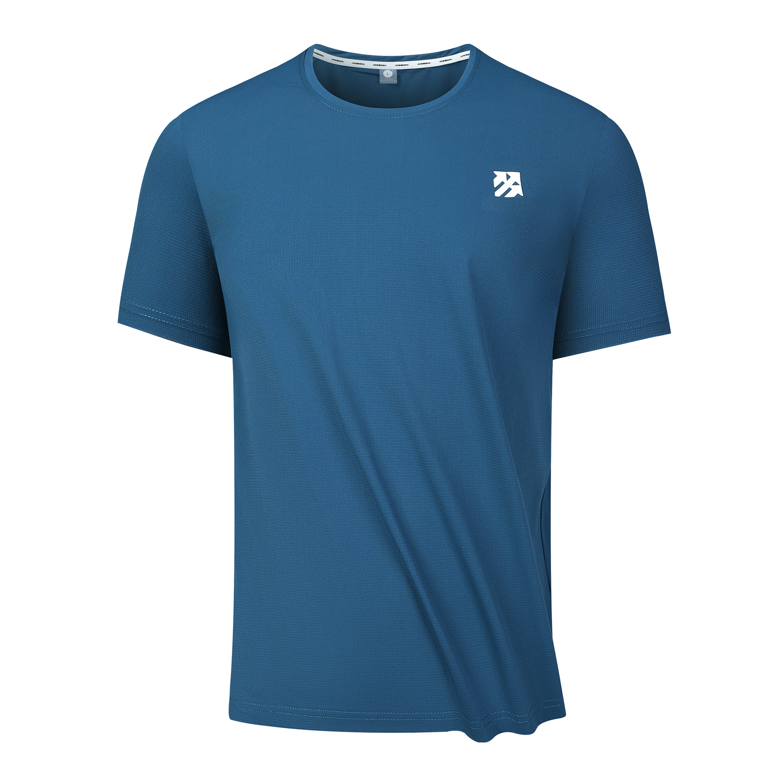 Senbwl Men's UPF 50+ Padel T-Shirt with Grid Texture-Senbwl Sports