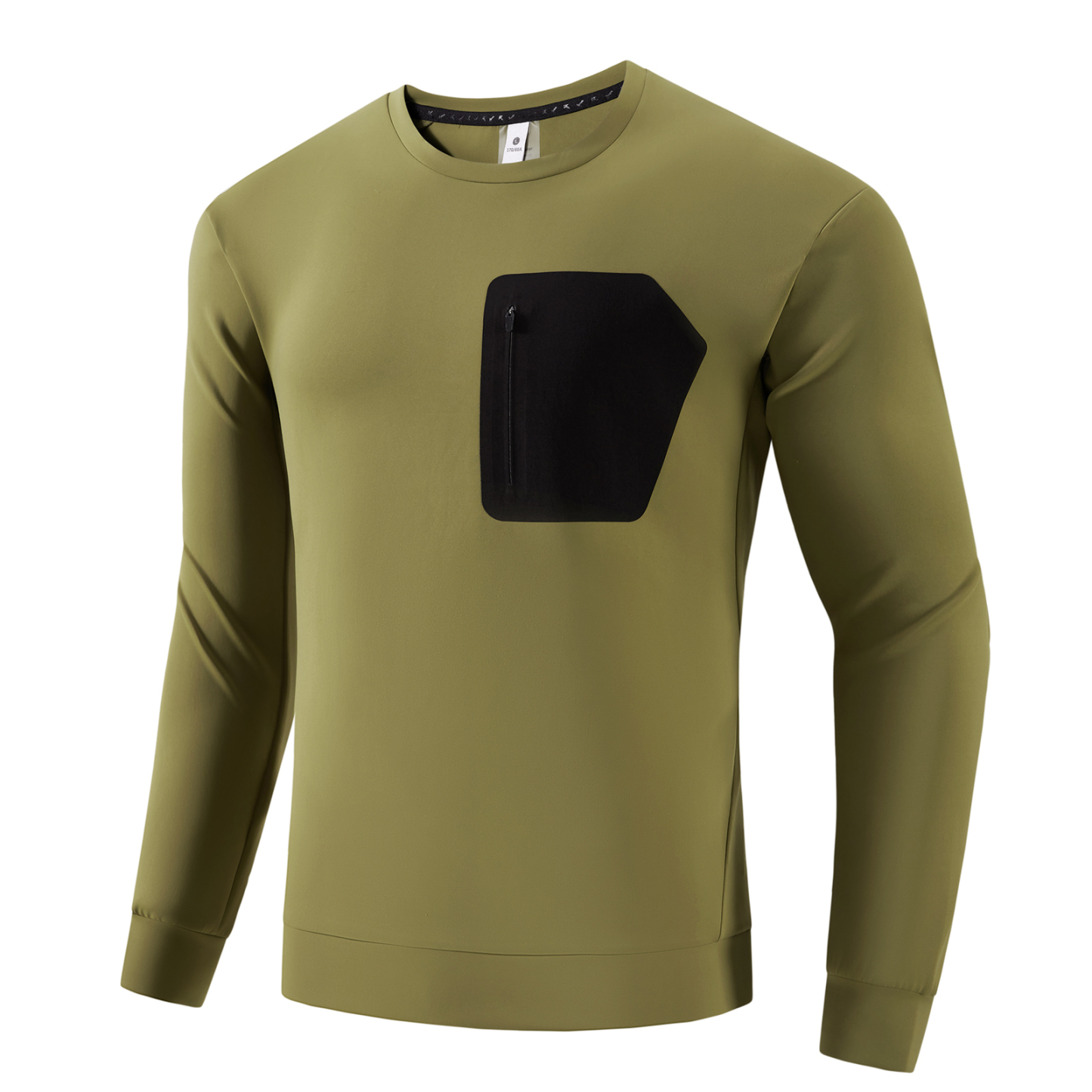 Senbwl Men's Moisture-Wicking Crewneck Sweatshirt 