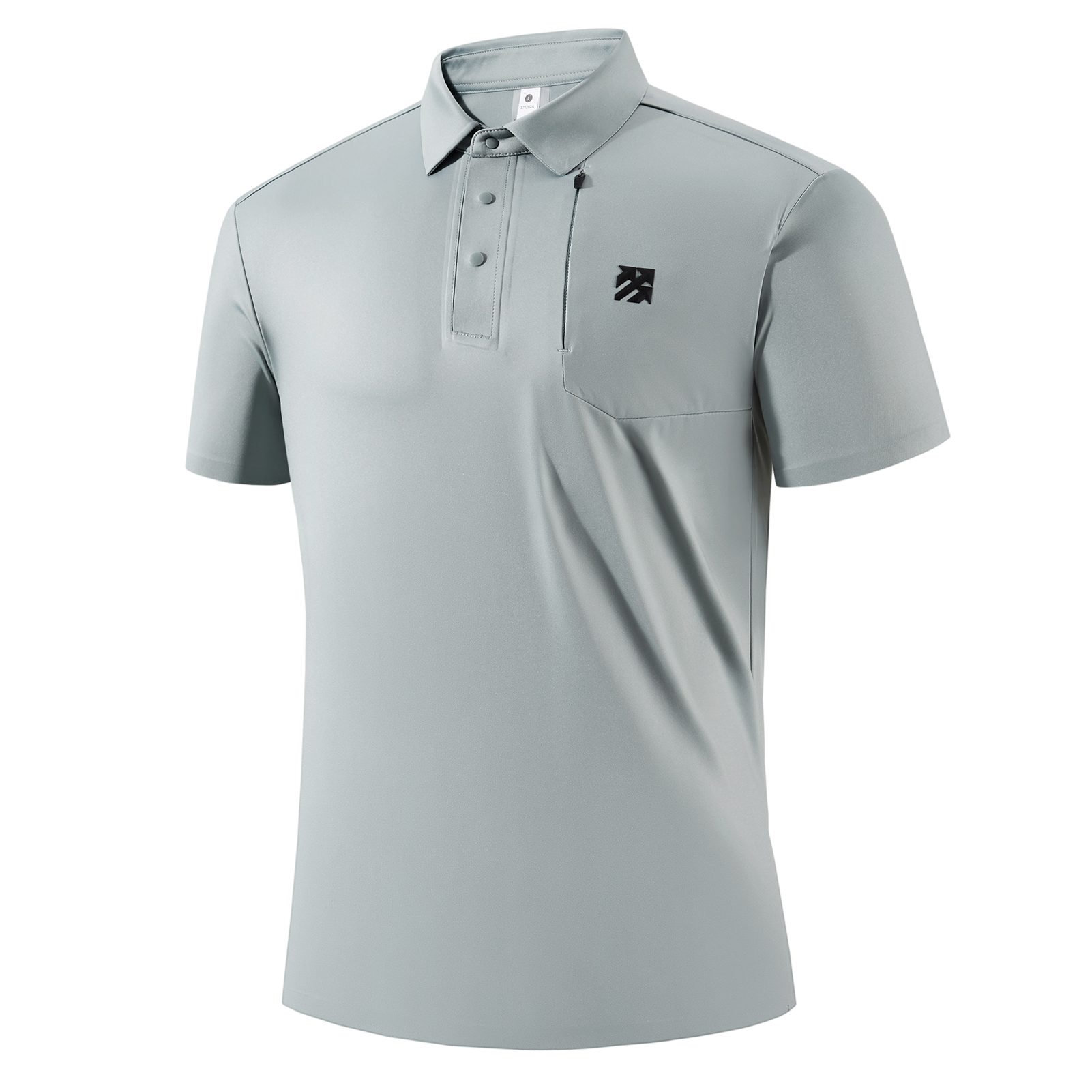Senbwl Men's Ice Silk Roma Seamless Polo Shirts