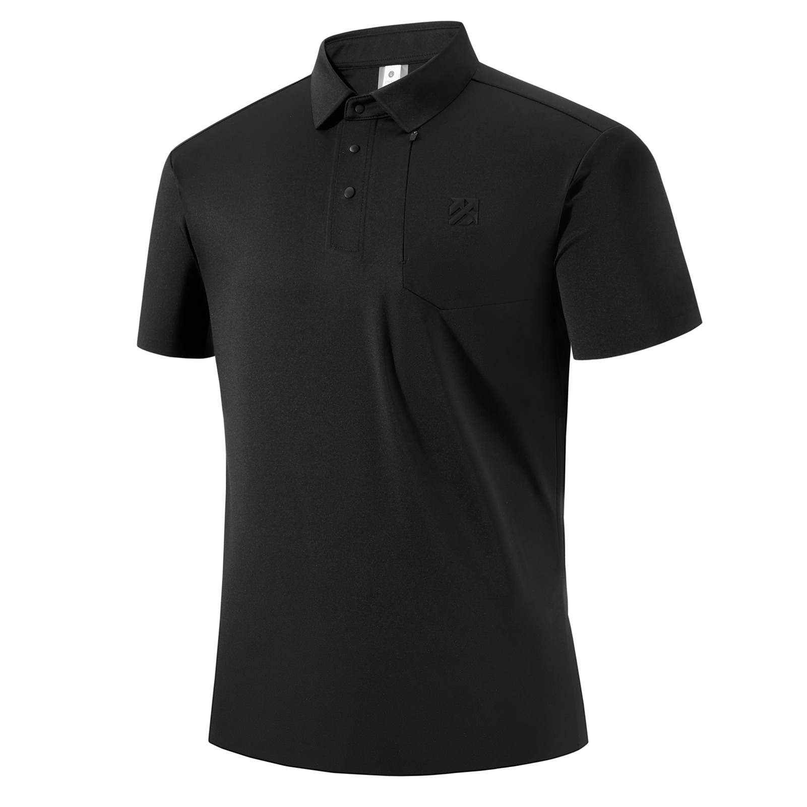Senbwl Men's Ice Silk Roma Seamless Polo Shirts