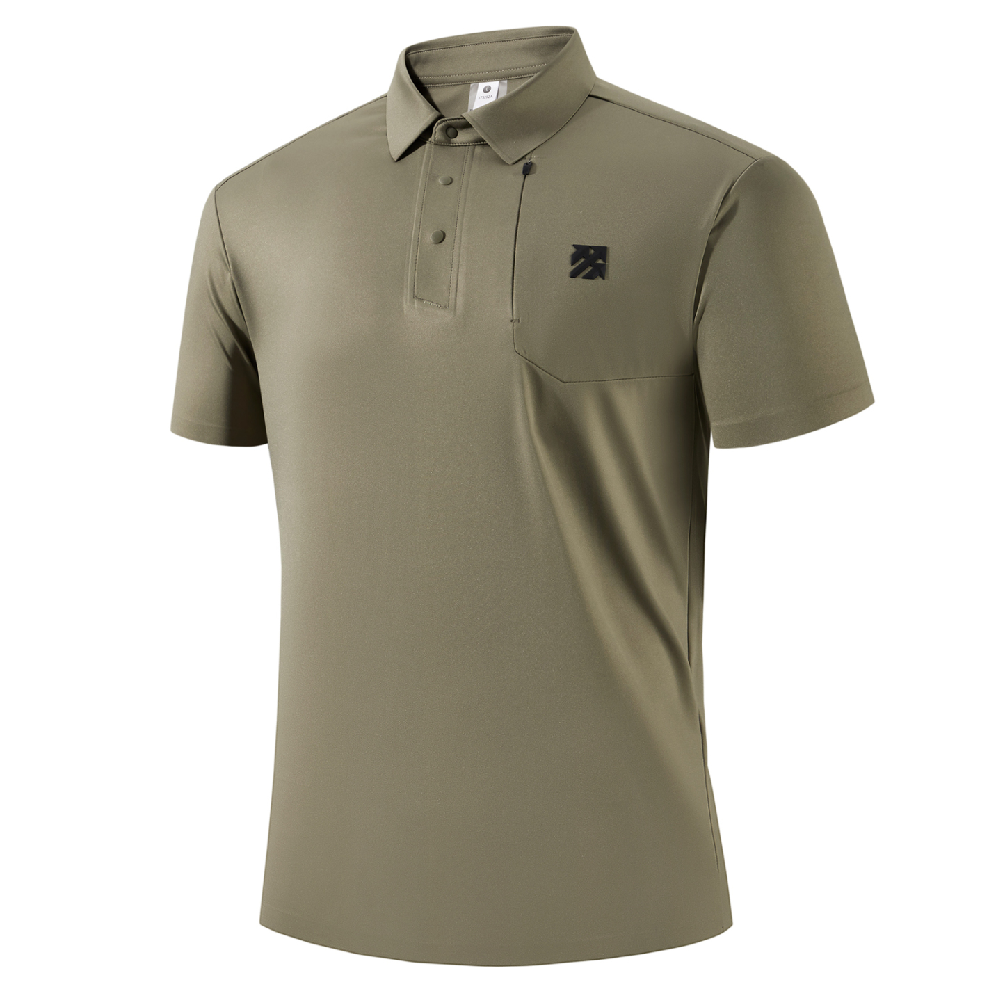 Senbwl Men's Ice Silk Roma Seamless Polo Shirts