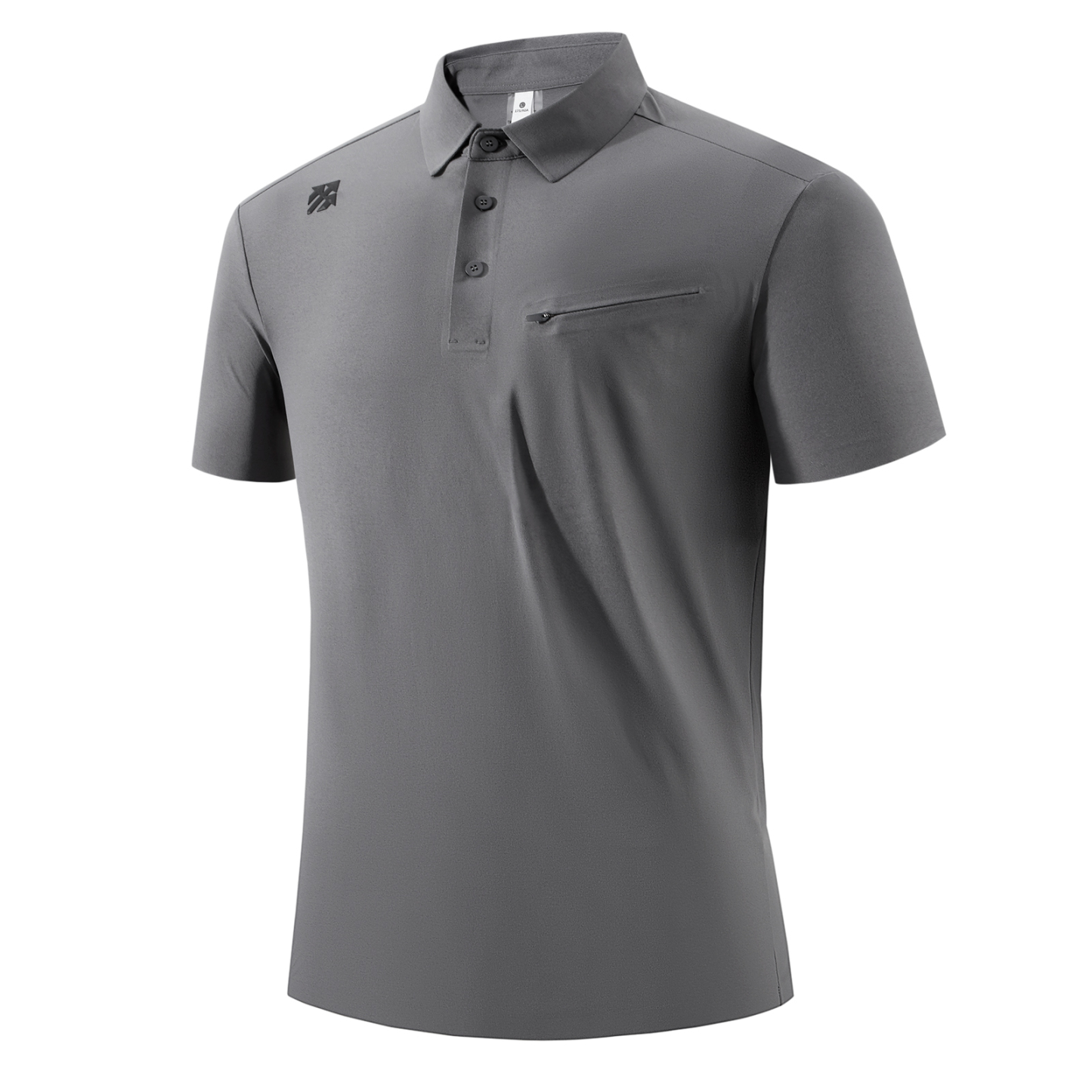 Senbwl Men's Seamless Polo Shirts Cotton-Like Feel 