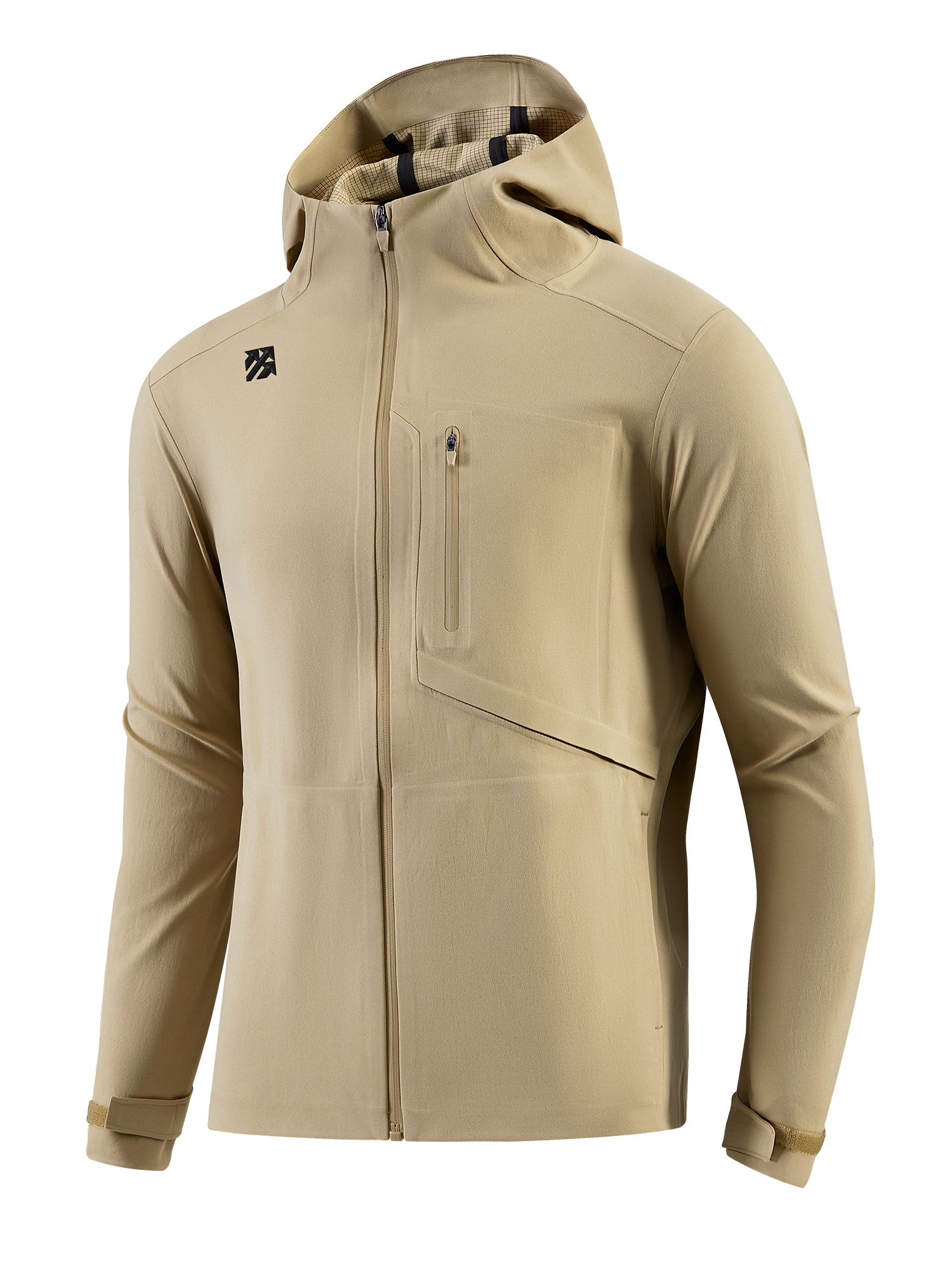 Senbwl Men's Zipper Up Hoodie High Stretch Jacket