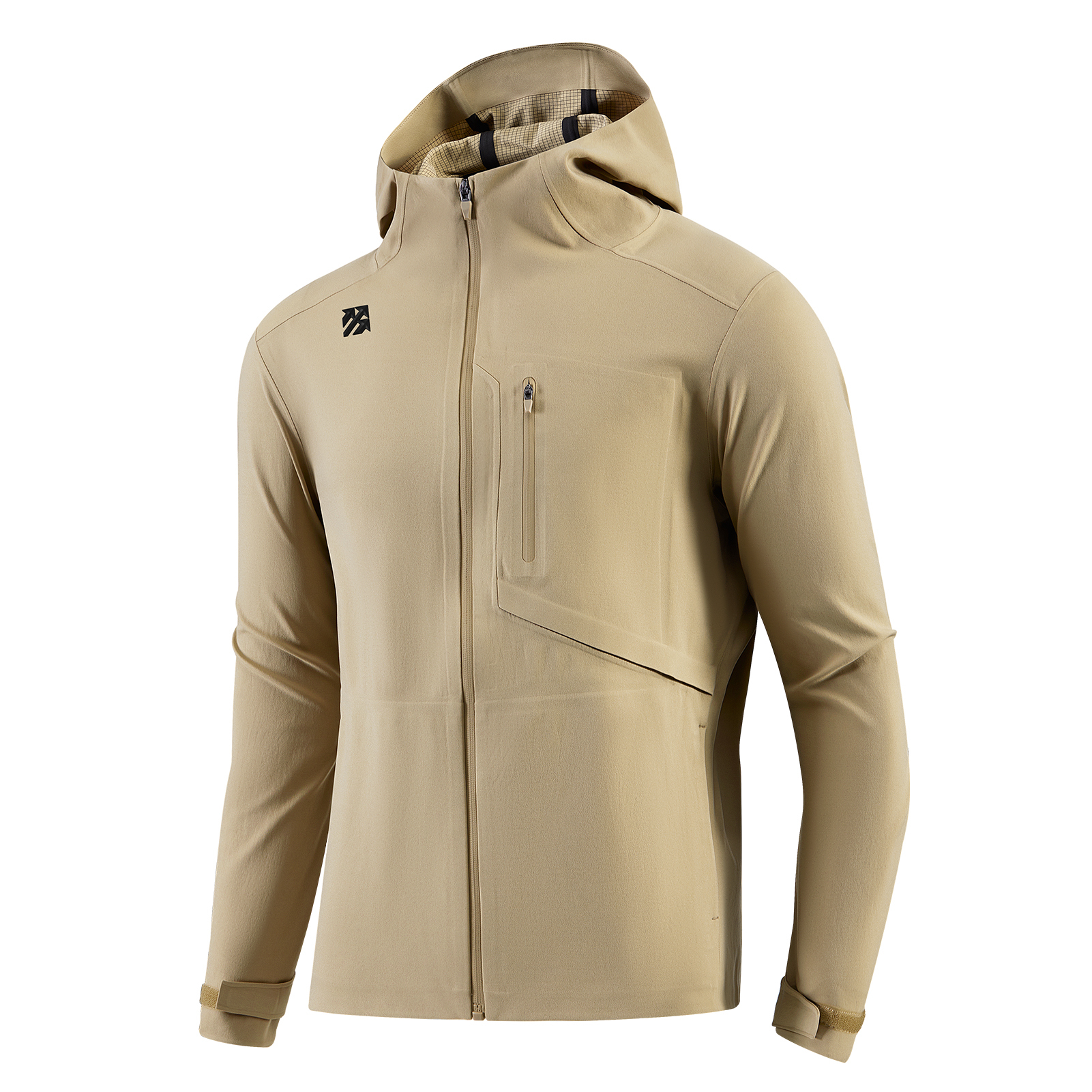 Senbwl Men's Zipper Up Hoodie High Stretch Jacket