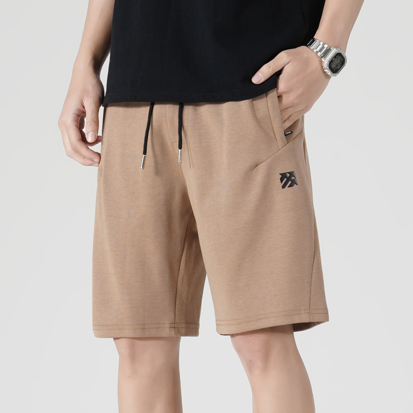Senbwl Men's Knee Lenth Casual Shorts-Senbwl Sports