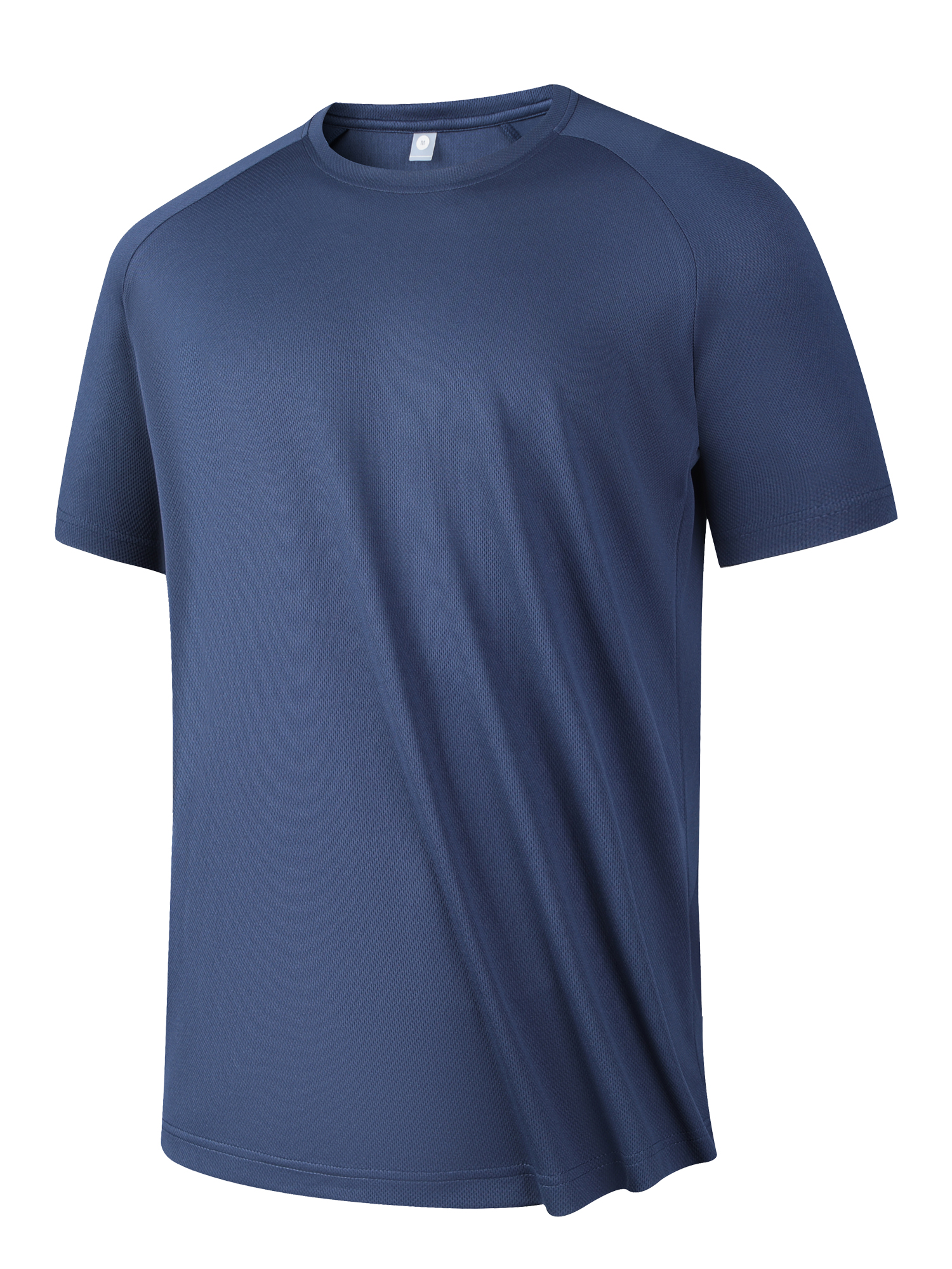 Senbwl Men's Pinhole Mesh T-Shirt Moisture-Wicking