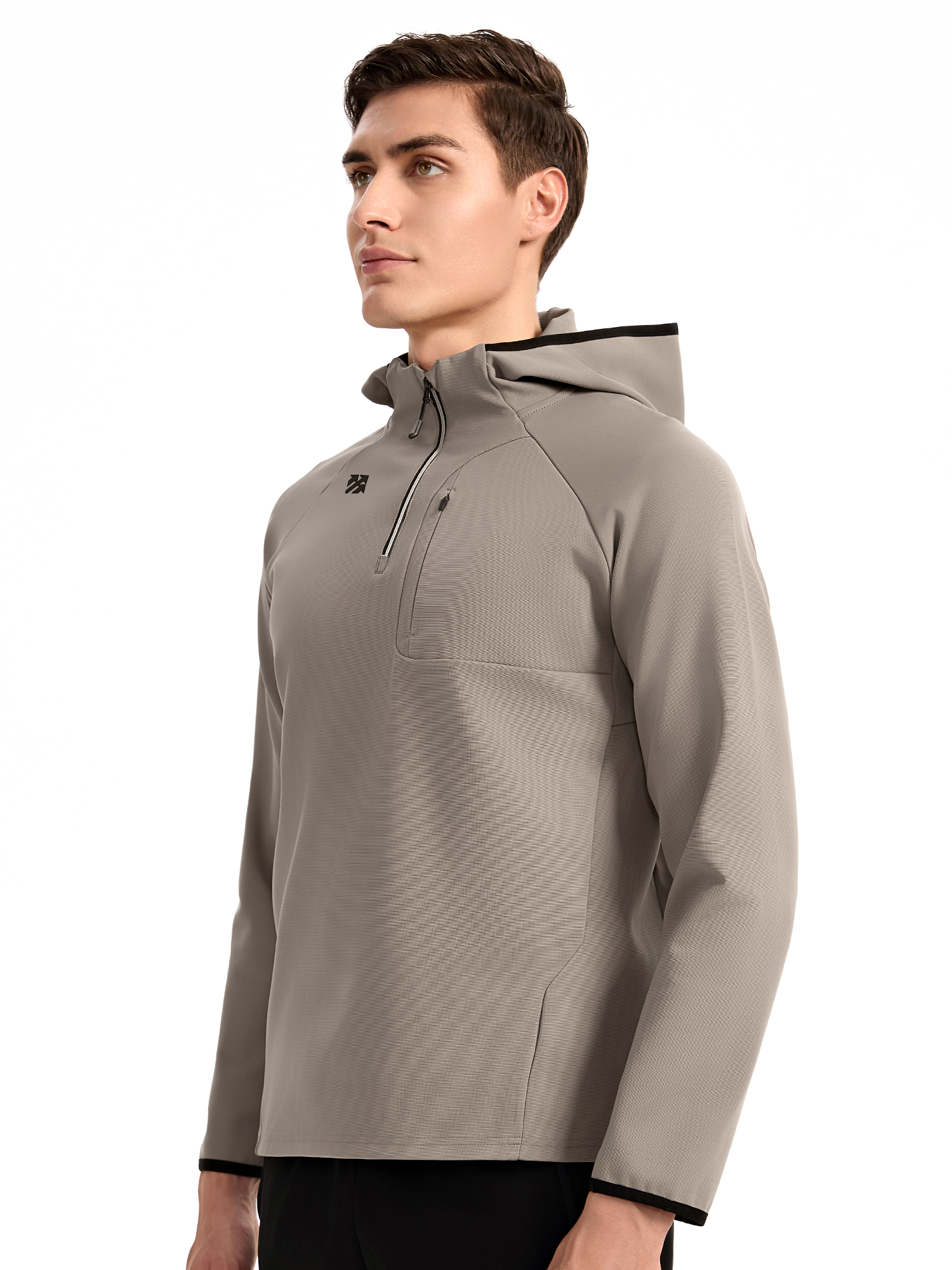 Senbwl Outdoor Hoodie Hooded Quarter Zip Sweatshirt High-Stretch Durable -Senbwl Sports