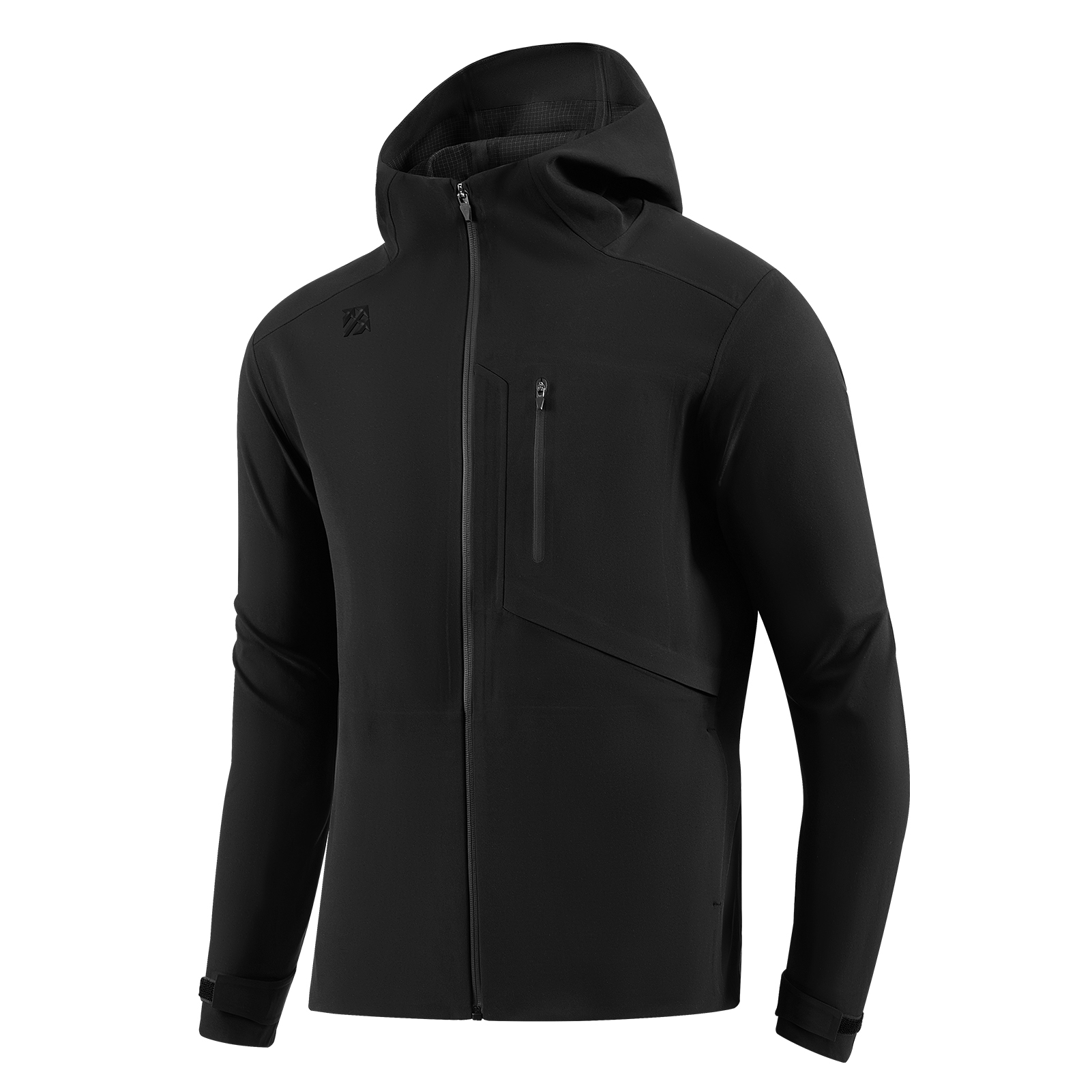 Senbwl Men's Zipper Up Hoodie High Stretch Jacket