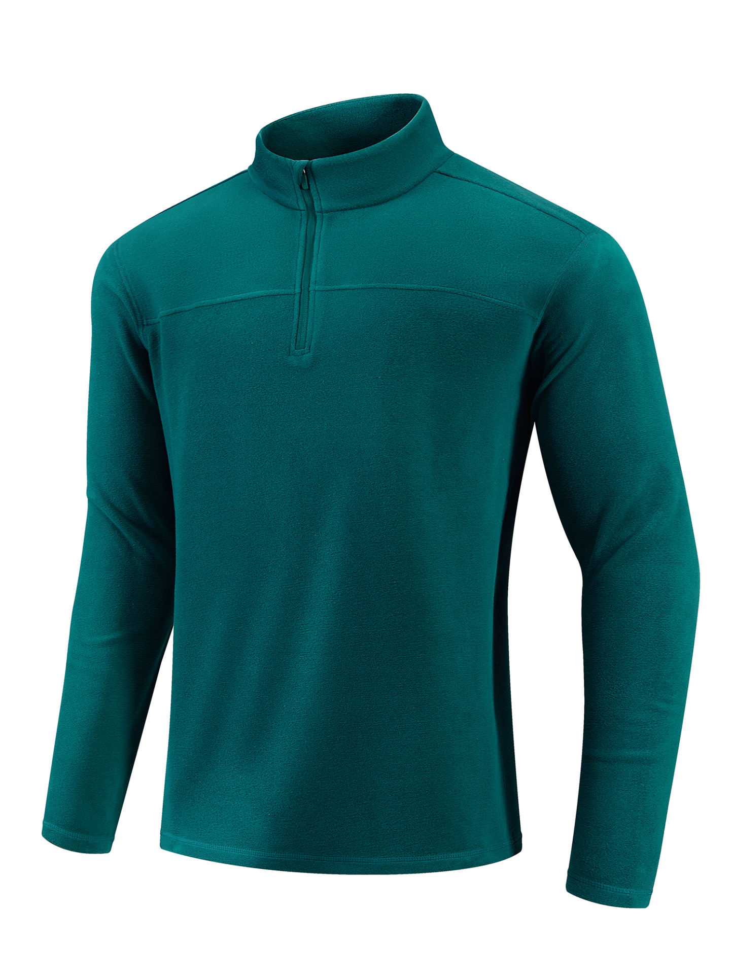 Senbwl Winter Men's Quarter Zip Premium Fleece Pullover Mid-layer
