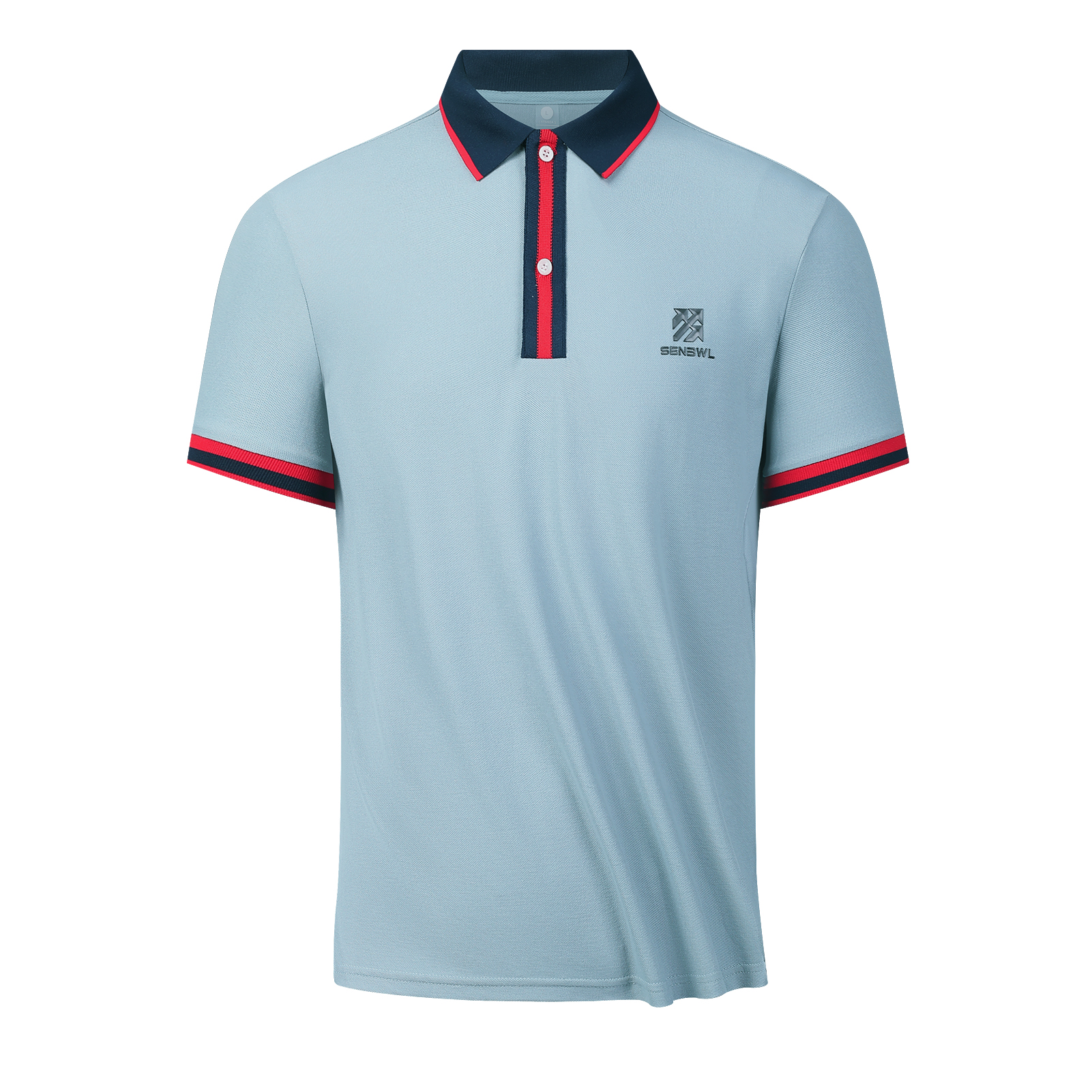 Senbwl Men's CVC Pique Cotton Polo Shirts-Senbwl Sports