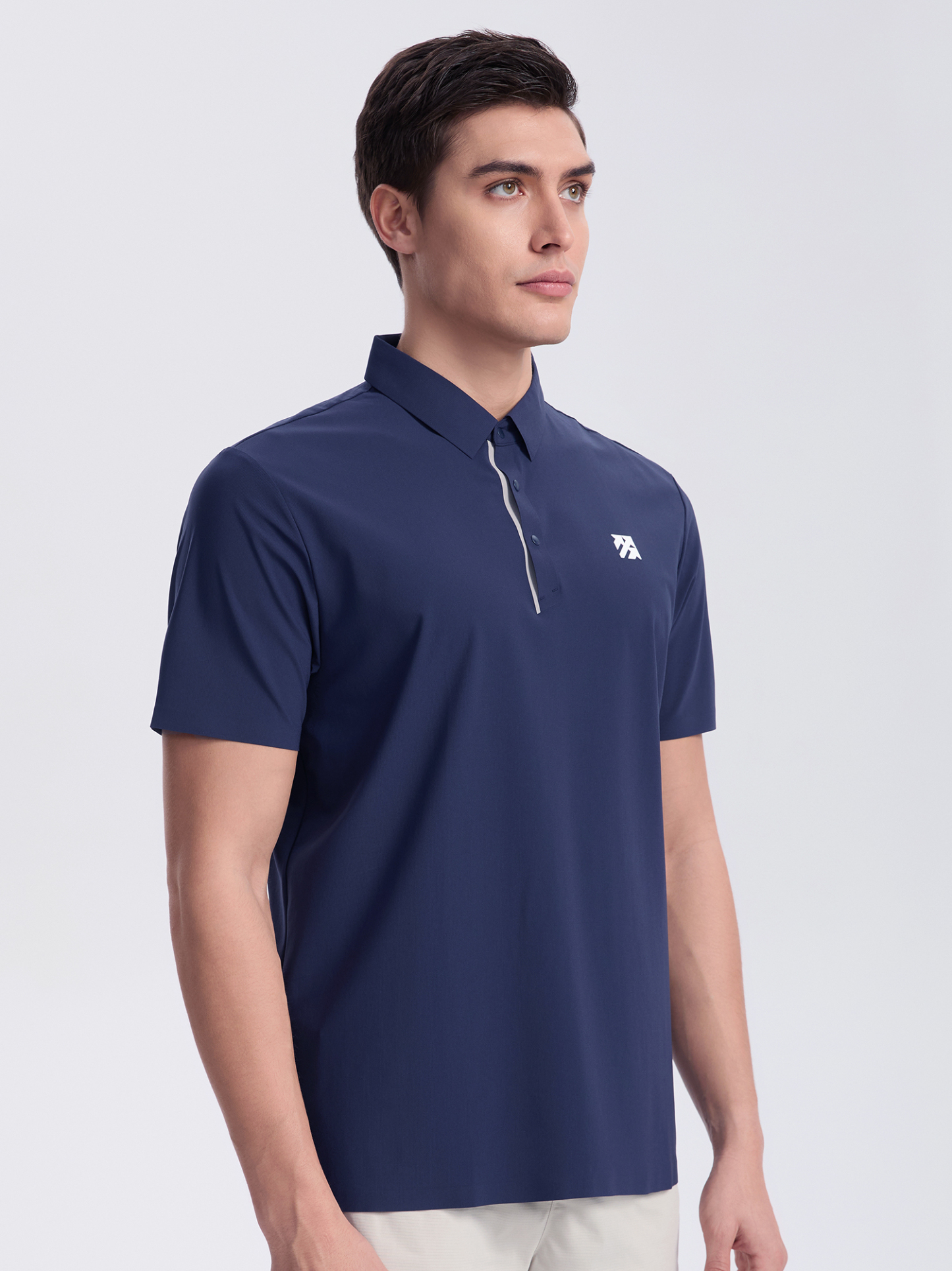 Senbwl Men's Ice Silk Seamless Gofl Polo Shirts 