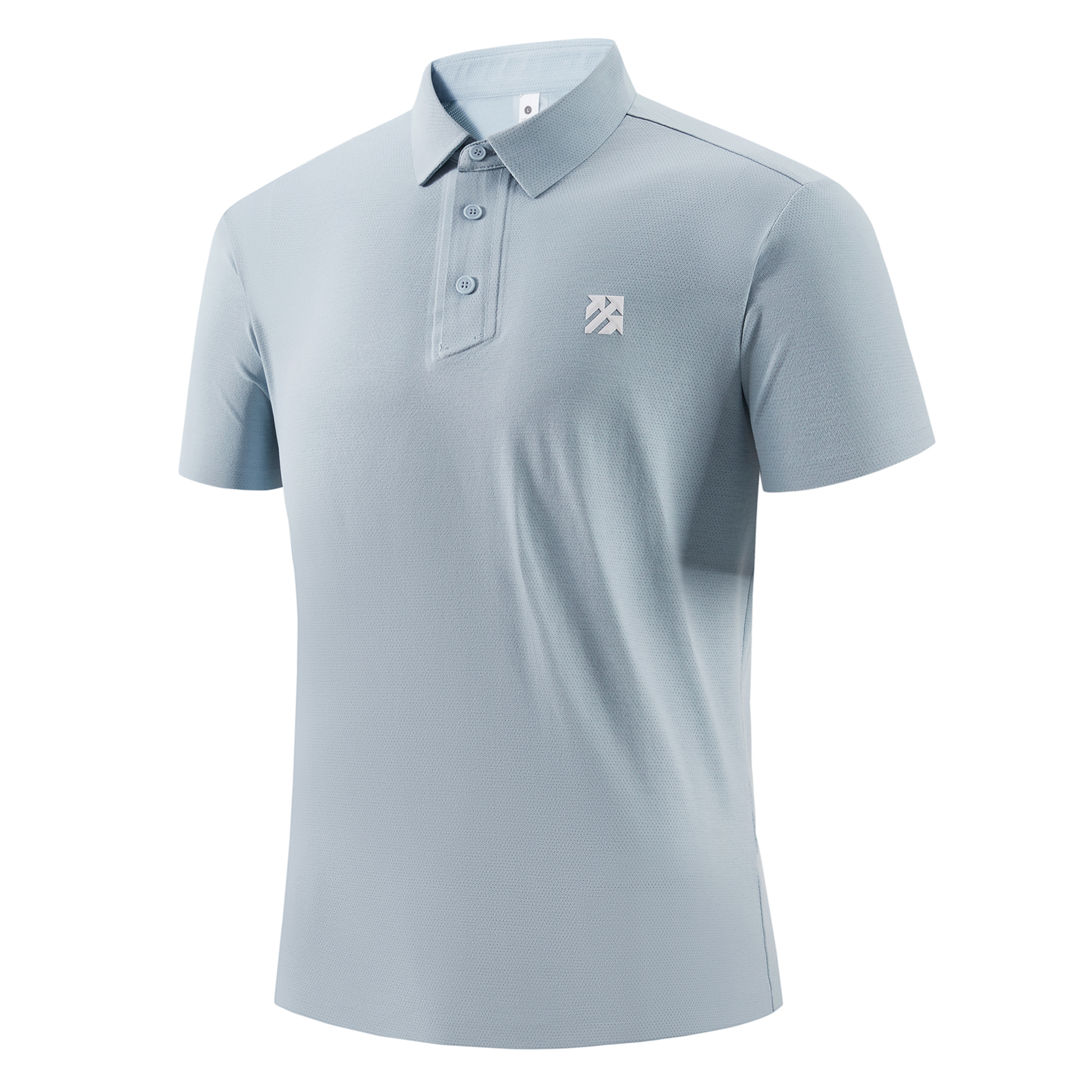 Senbwl Men's Pinhole Fabric Performance Seamless Polo Shirts