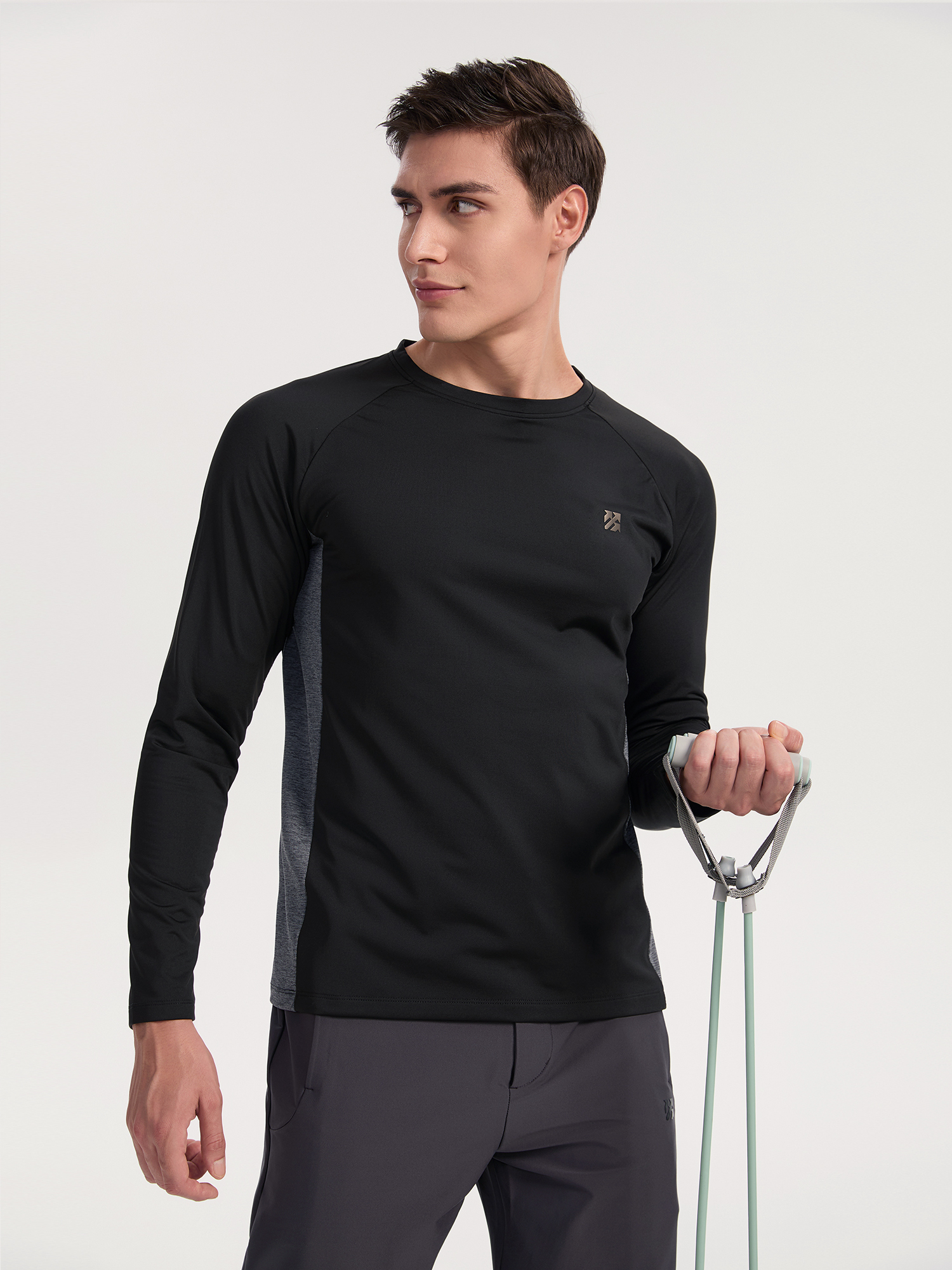 Senbwl Men's Brushed Moisture-Wicking Long Sleeve T-Shirt -Senbwl Sports