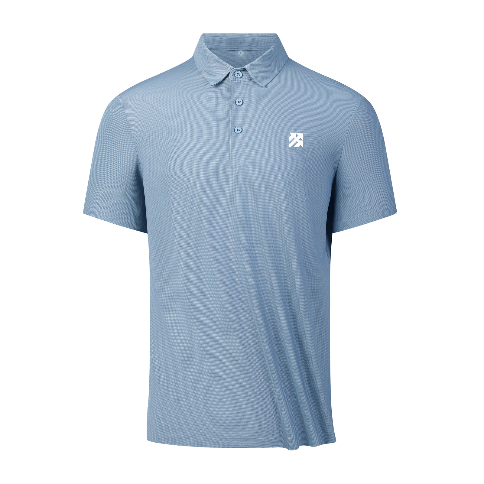 Senbwl Men's Ice Silk Waffle Seamless Technology Polo Shirts