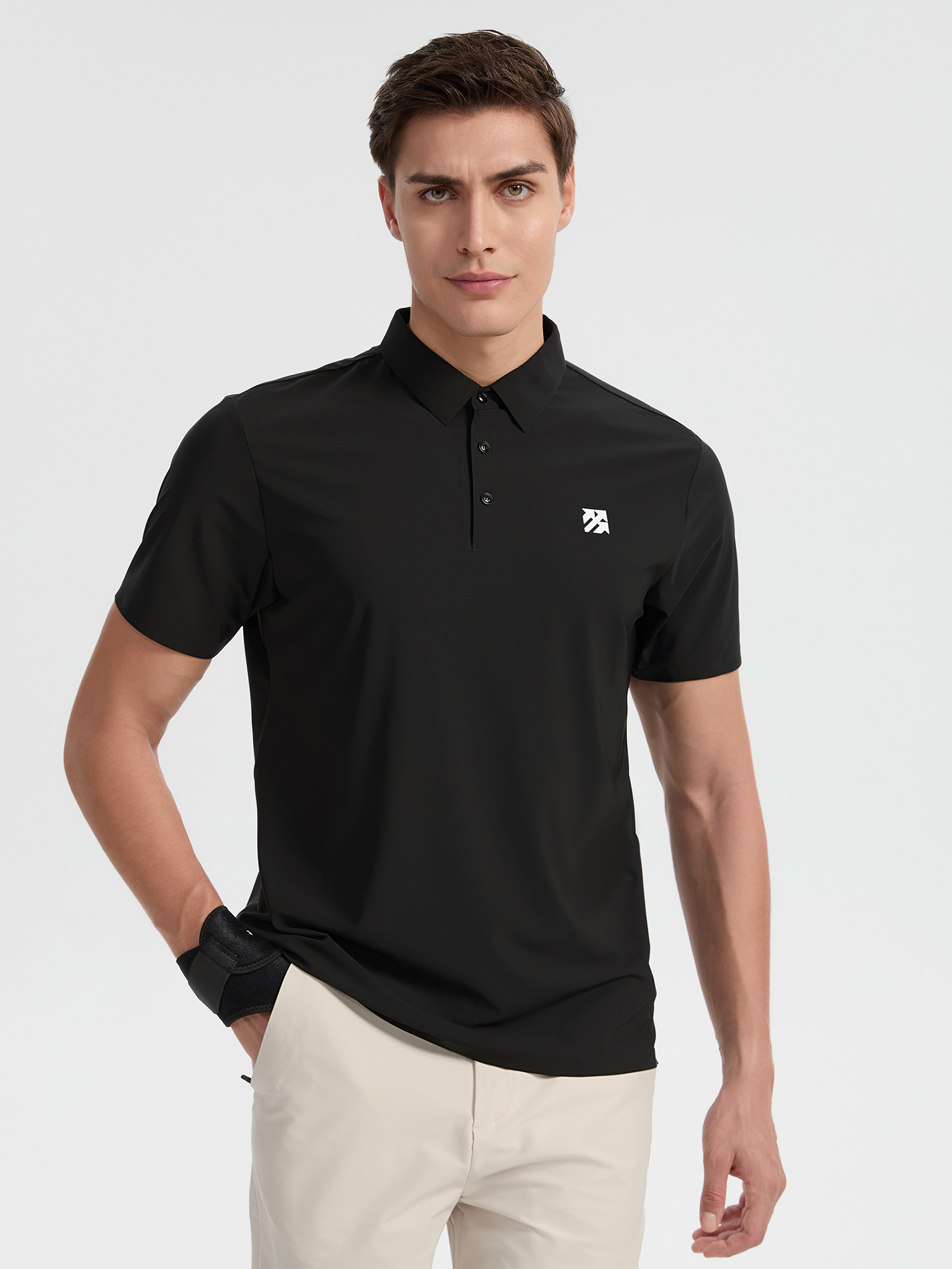 Senbwl Men's Golf Polo Shirts Ice Silk Seamless UPF 50+ Performance 