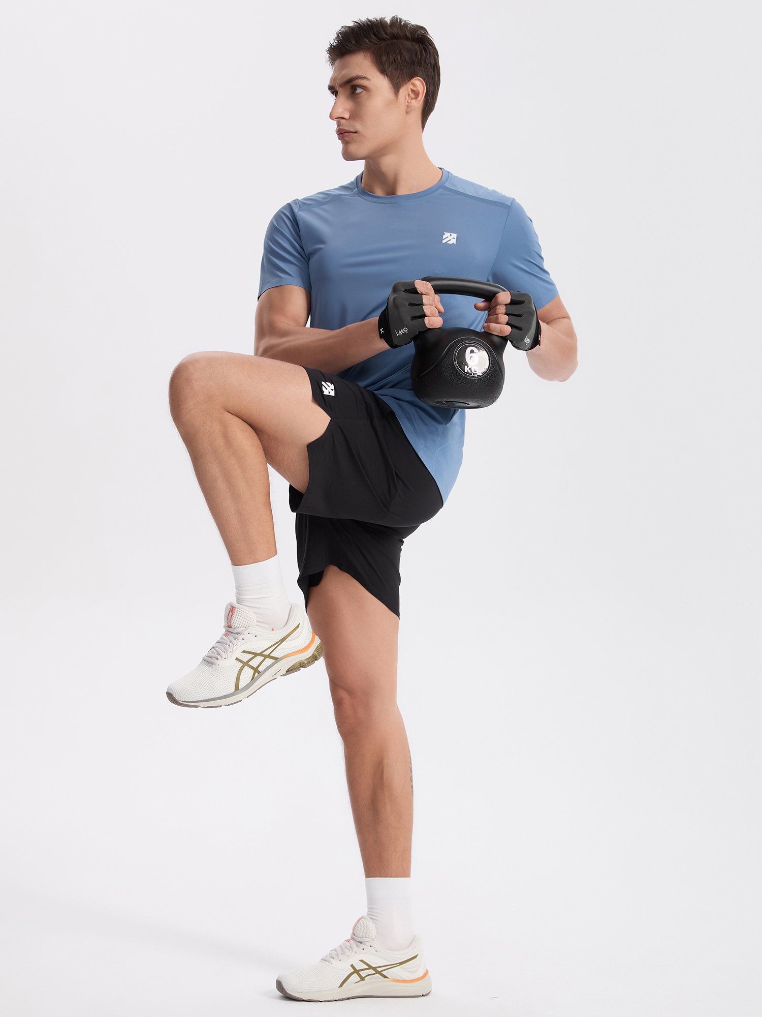 Senbwl Men's Seamless Padel T-Shirt Pinhole Stitching