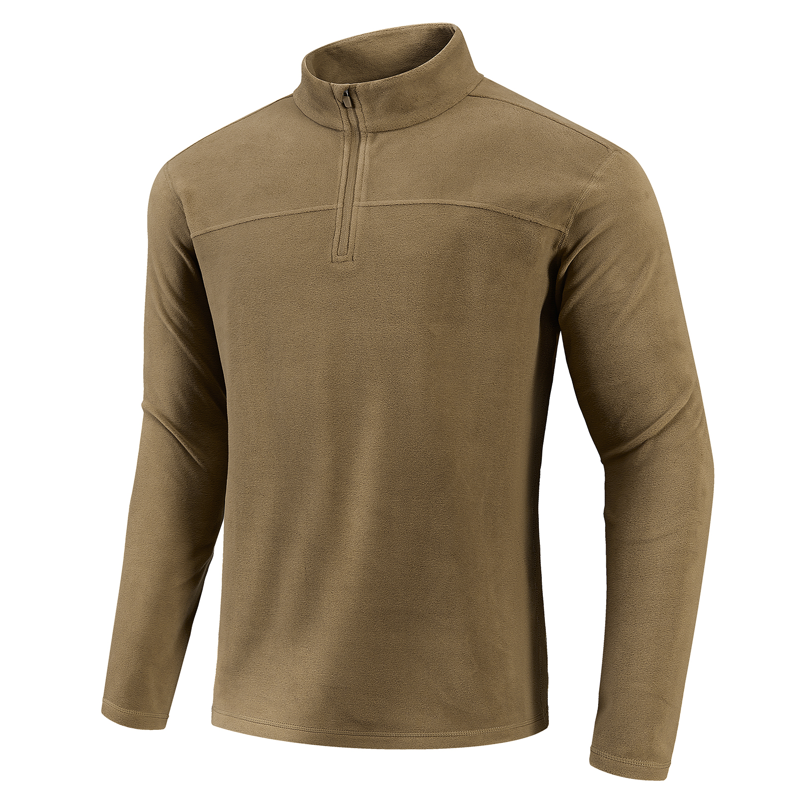 [Copy]Senbwl Winter Men's Quarter Zip Premium Fleece Sweatshirt Mid-layer
