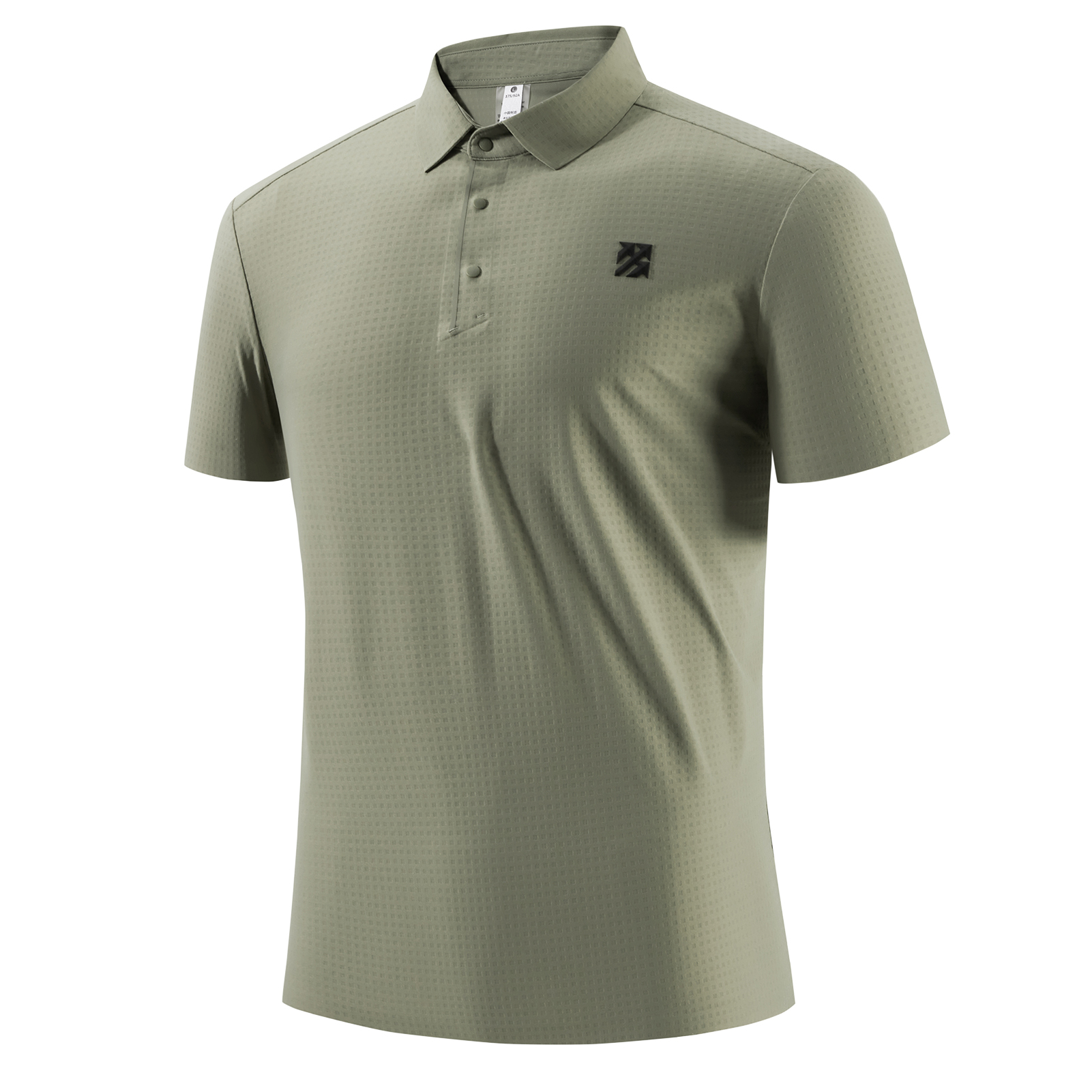 Senbwl Men's Ice Silk Seamless Polo Shirt