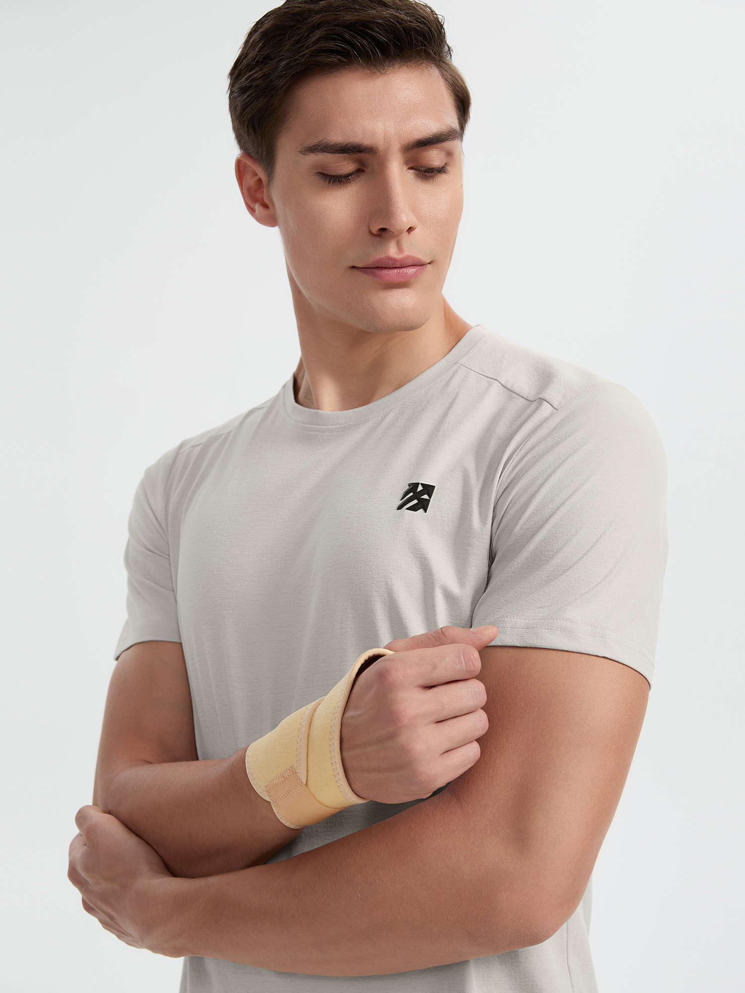 Senbwl Men's Moisture-Wicking Brushed T-Shirt