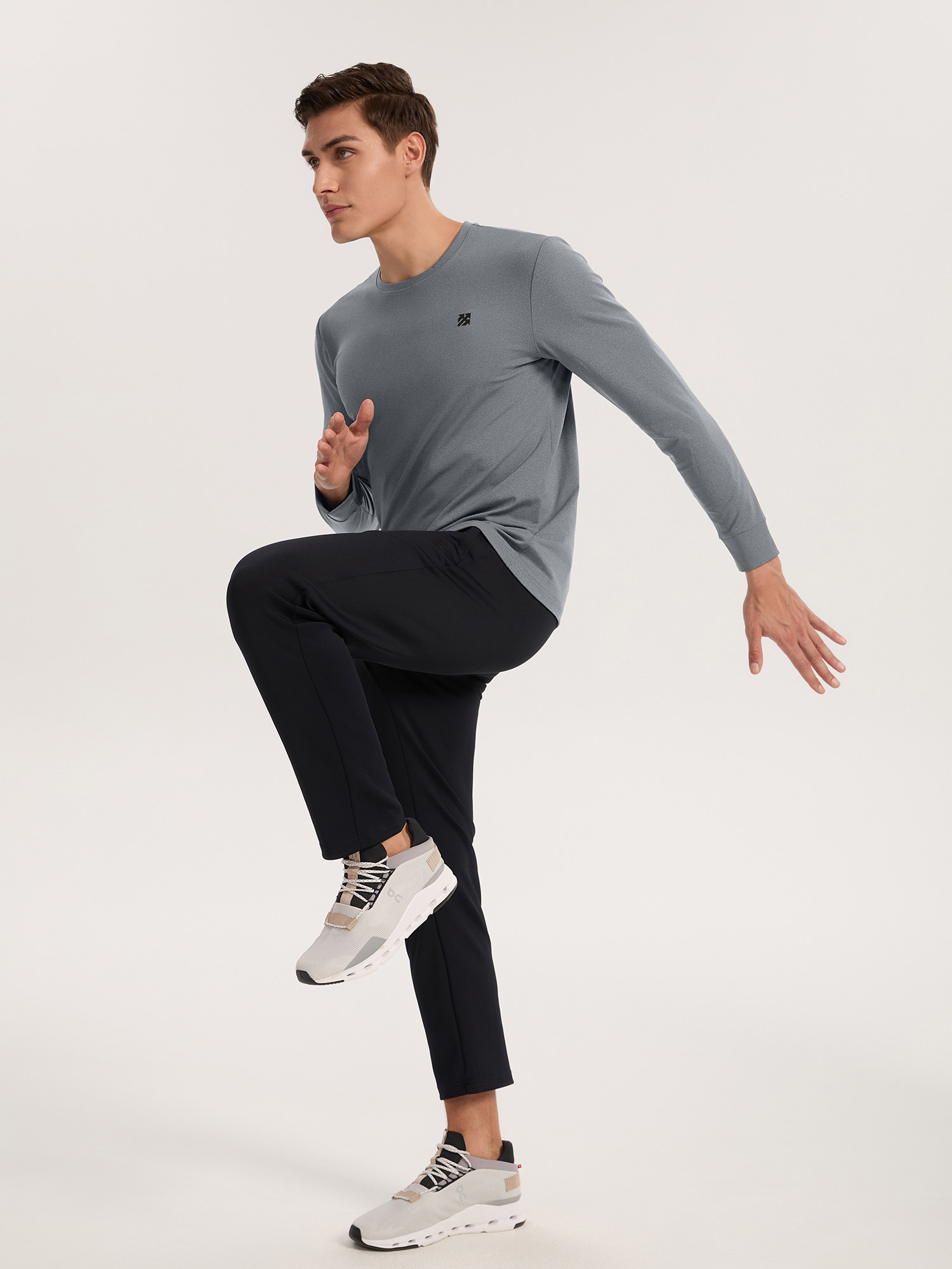 Senbwl Men's High-Density Long Sleeve T-Shirt-Senbwl Sports