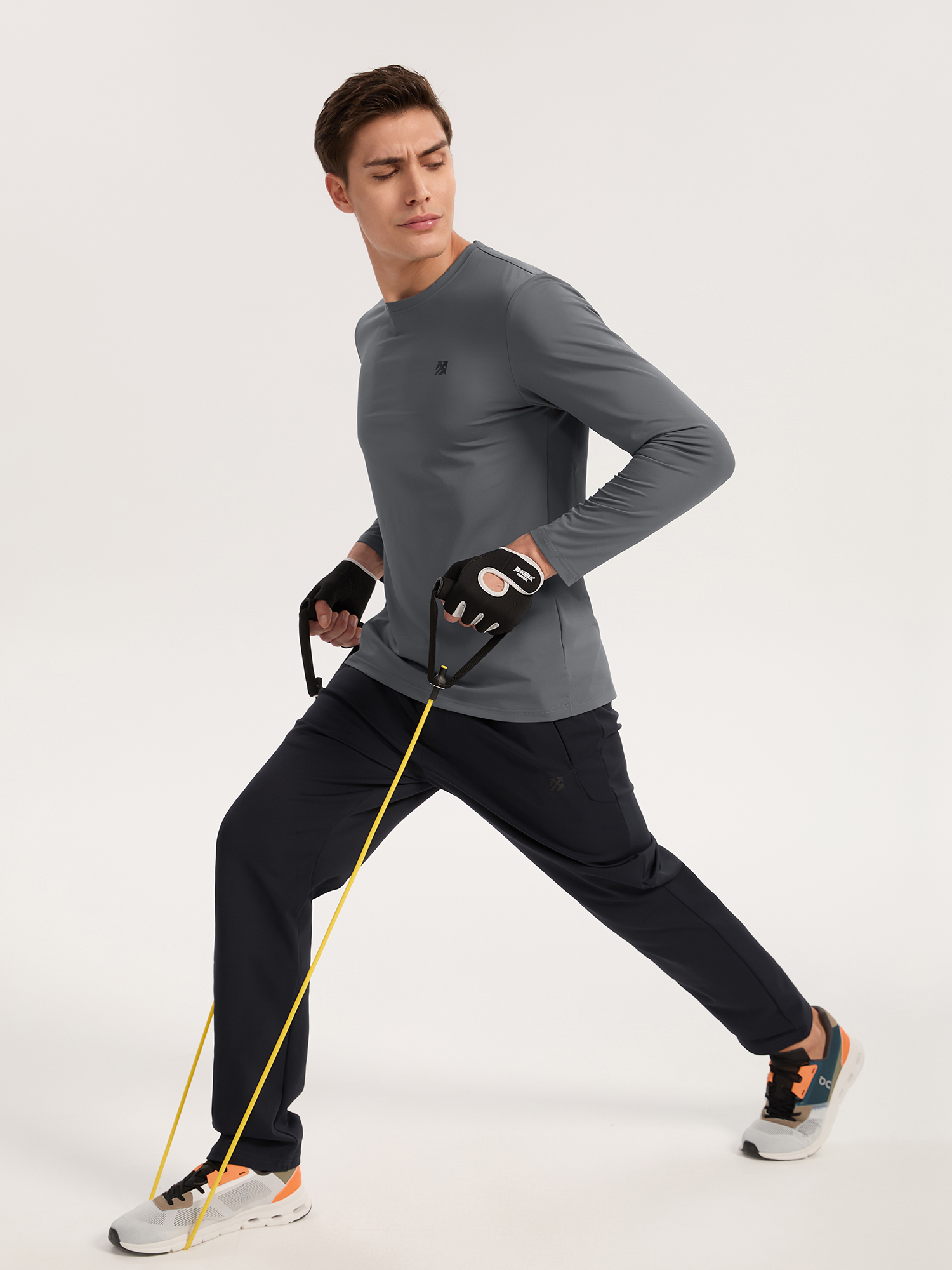 Senbwl Men's Silver-Coated Long Sleeve T-Shirt -Senbwl Sports