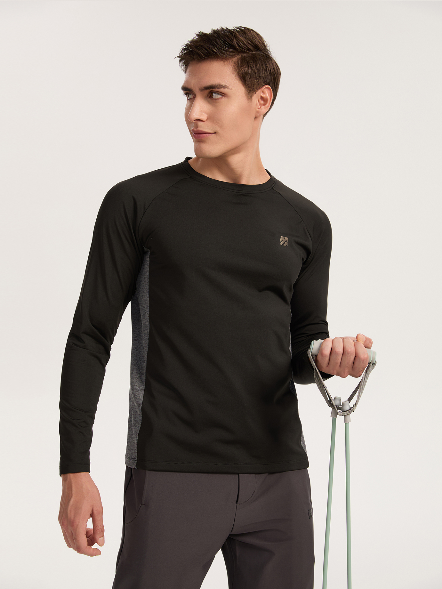 Senbwl Men's Brushed Moisture-Wicking Long Sleeve T-Shirt -Senbwl Sports